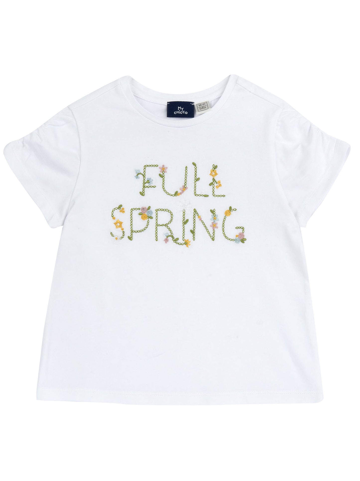 T-shirt maniche corte Chicco bianca per  da bimba/o