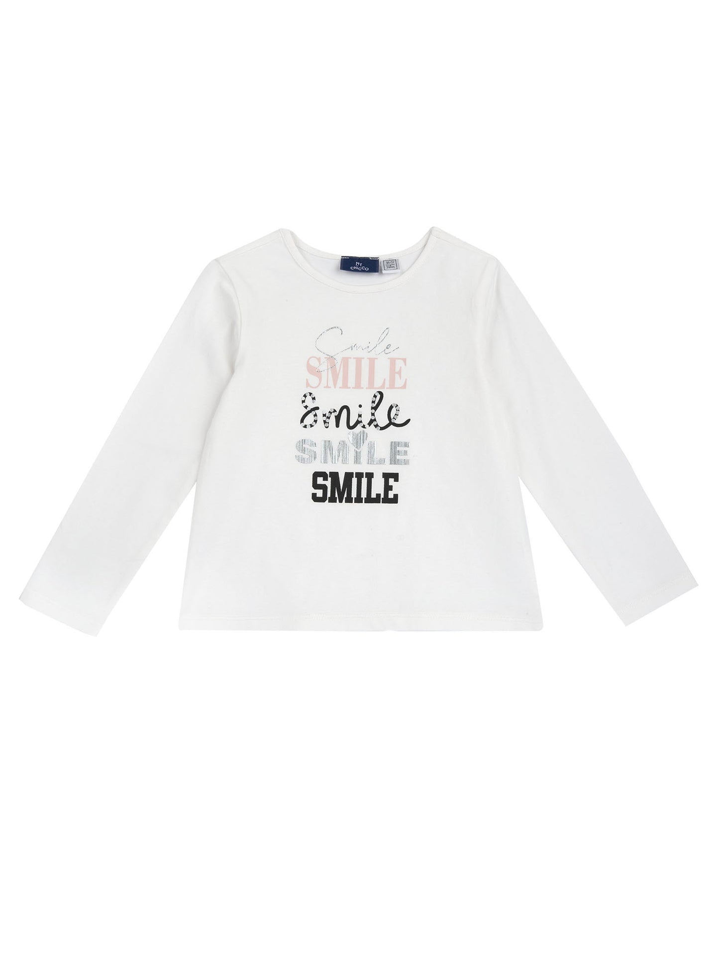 Chicco T-shirt a maniche corte da bimba/o  bianca