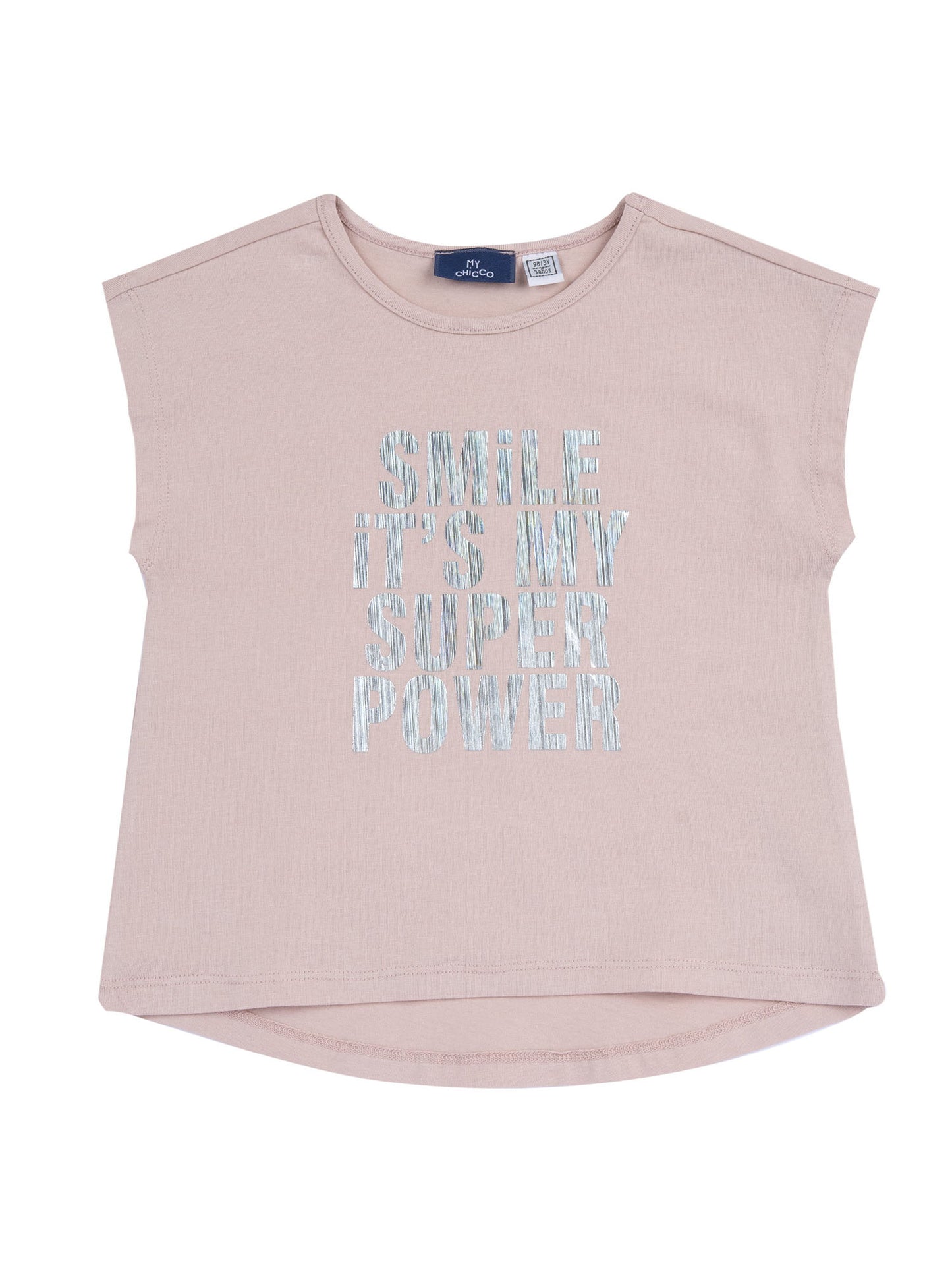 T-shirt maniche corte rosa da bimba/o  Chicco