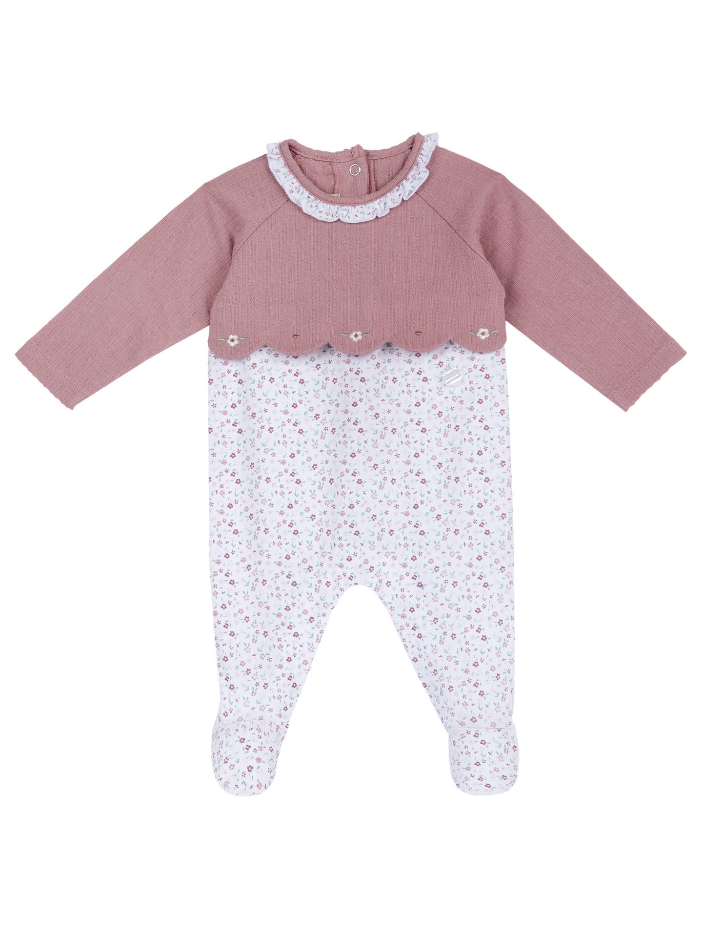 Tutina intera Chicco rosa per neonato da bimba/o