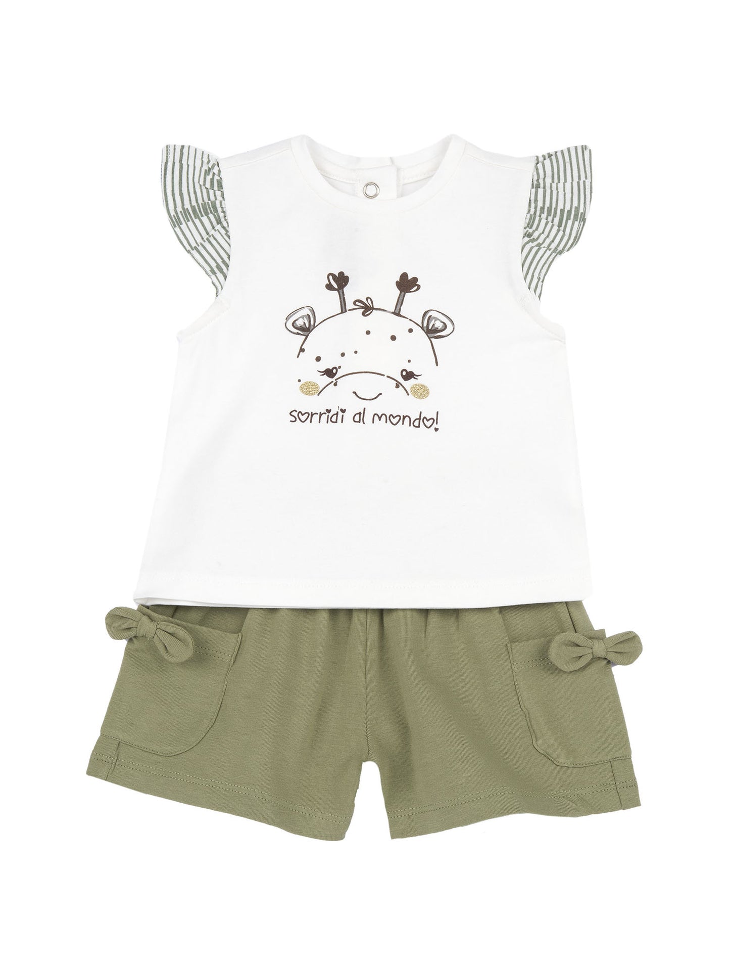 Completo multicolore Chicco per  da bimba/o primavera estate