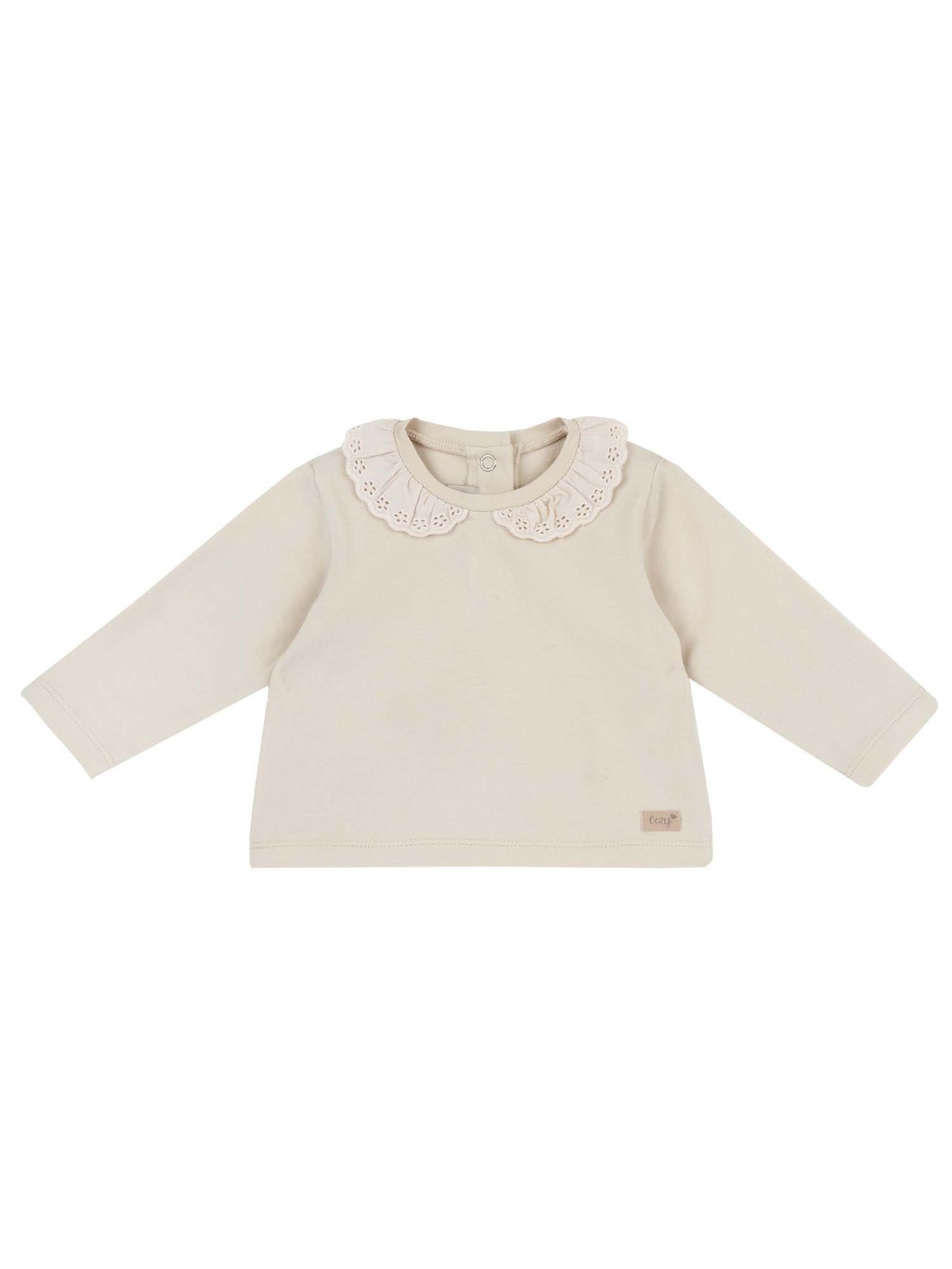 Chicco T-shirt ml, t-shirt a maniche lunghe da unisex bambino beige