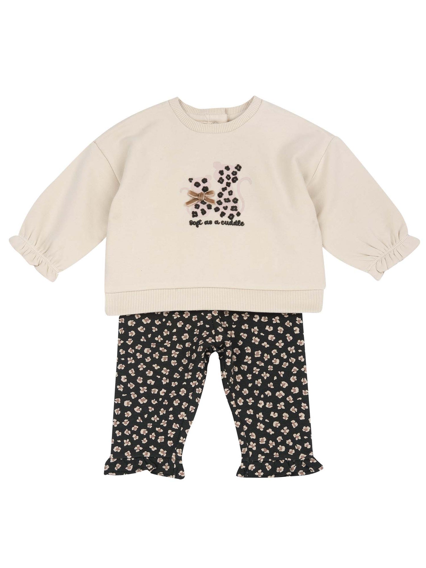 Chicco 09102414 098, completo da unisex bambino panna
