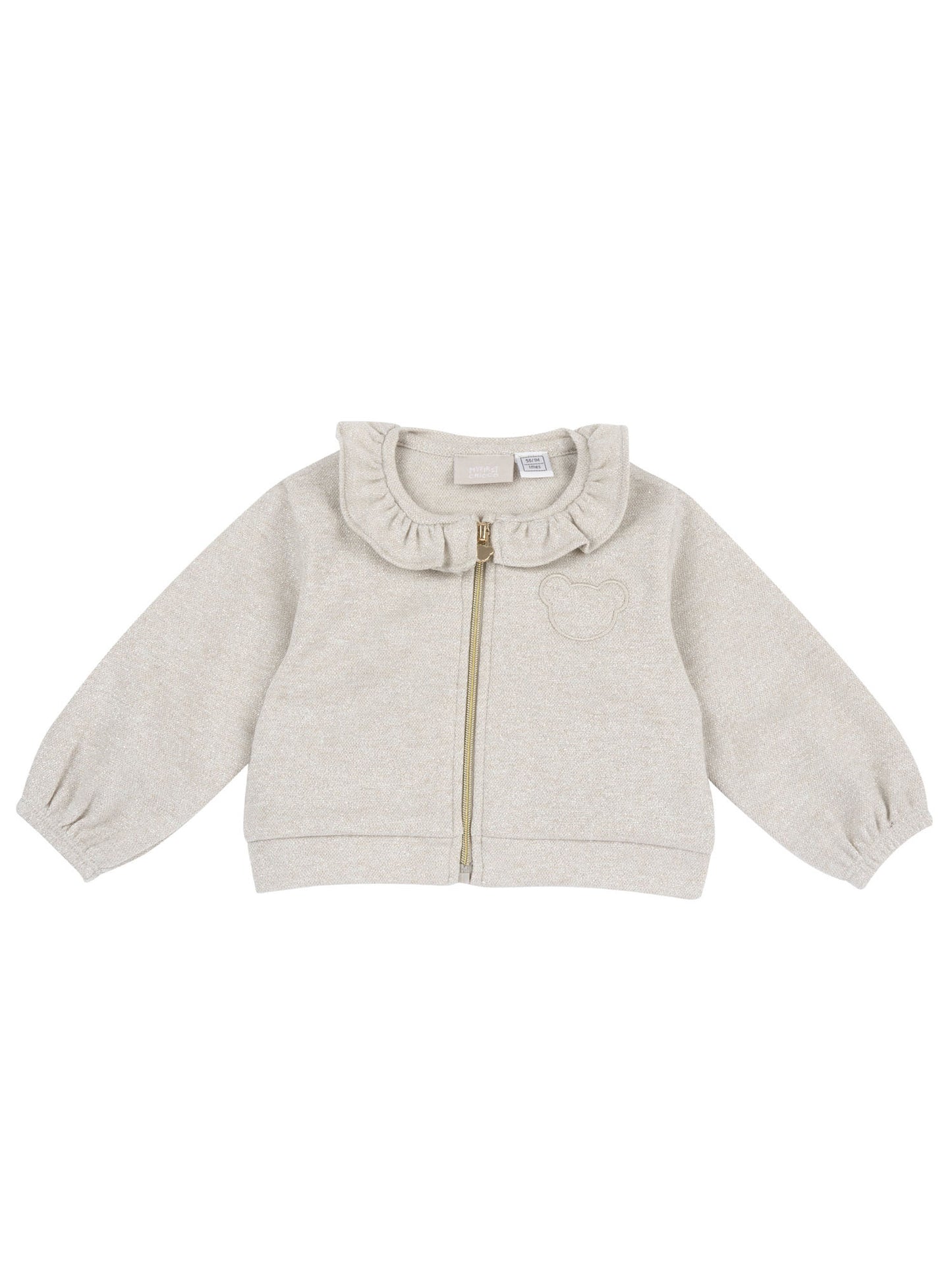 Chicco 09102450 061, felpa Unisex bambino beige