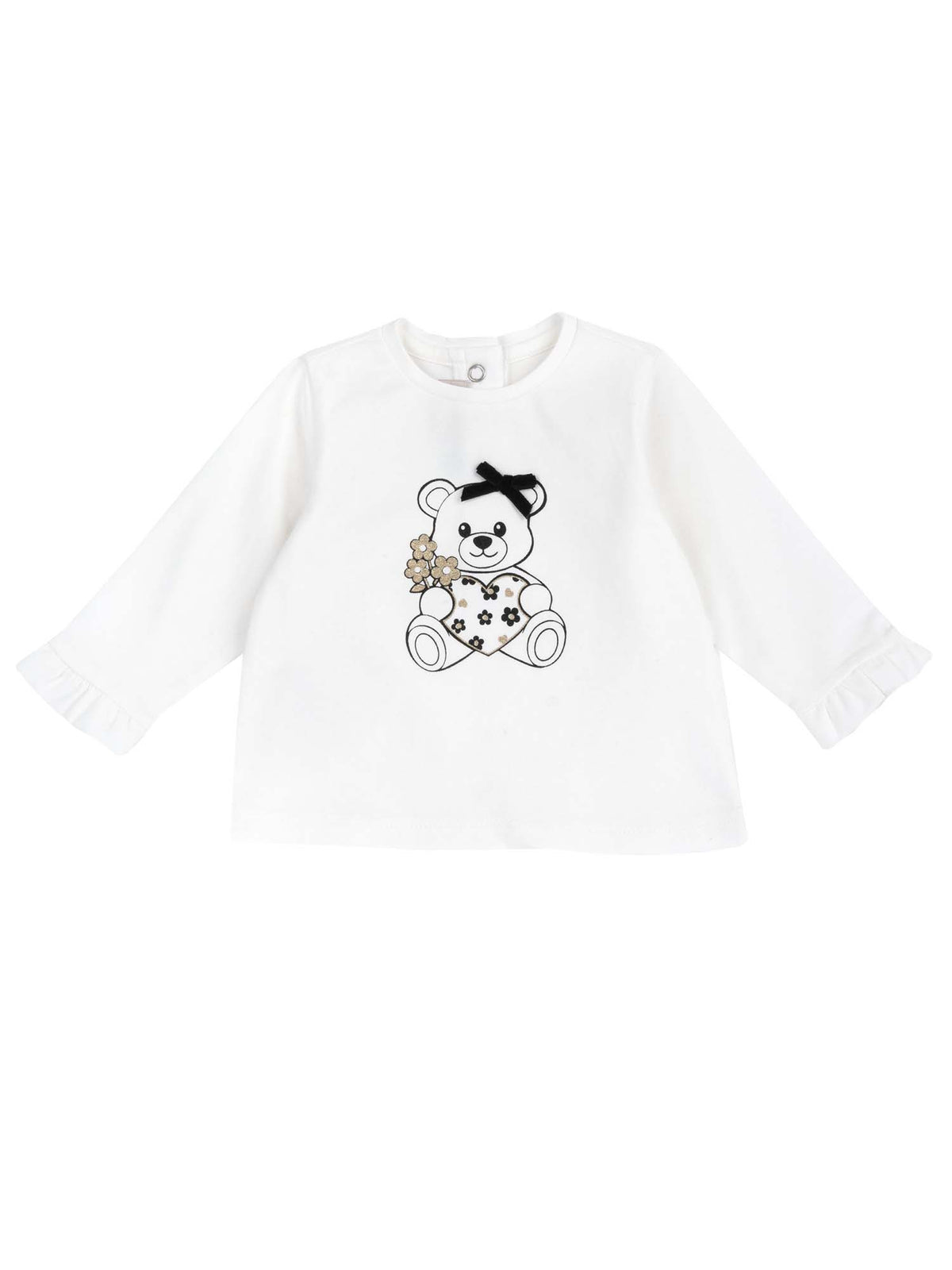 Chicco t-shirt ml da bambino/a bianco