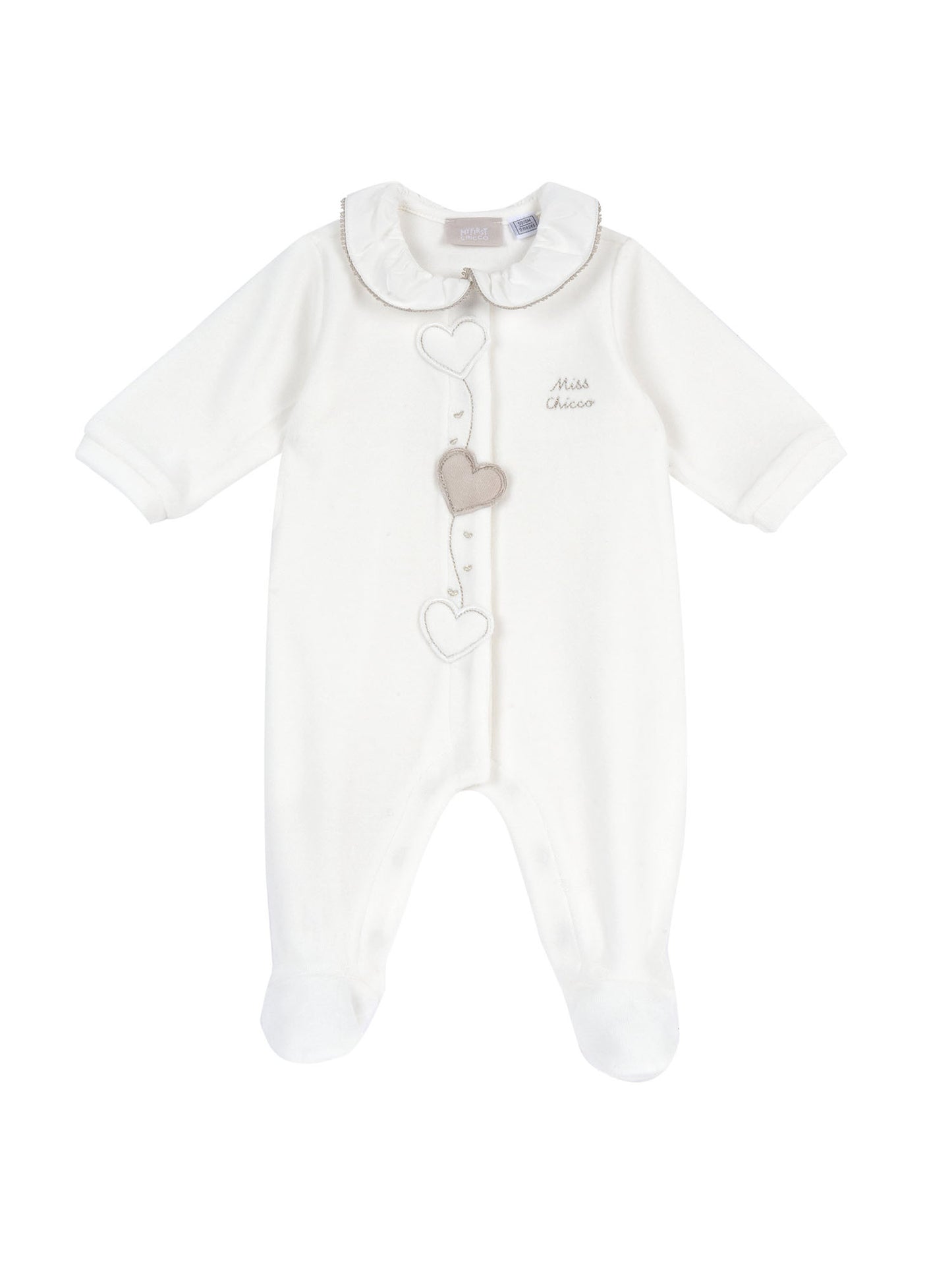 Chicco 09102777 030, tutina da unisex bambino bianca
