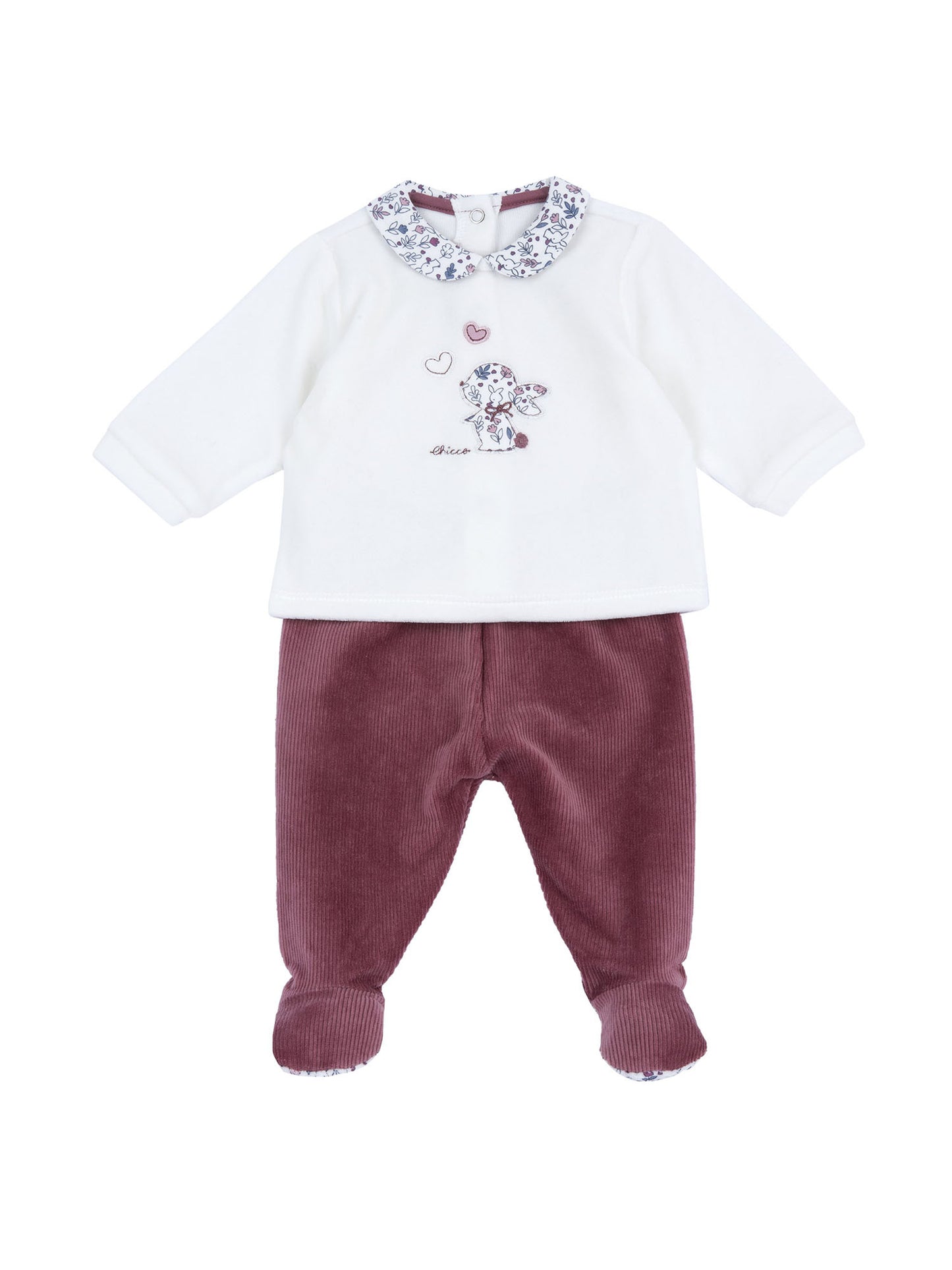 Chicco 09103320 015, tutina Unisex bambino bianca