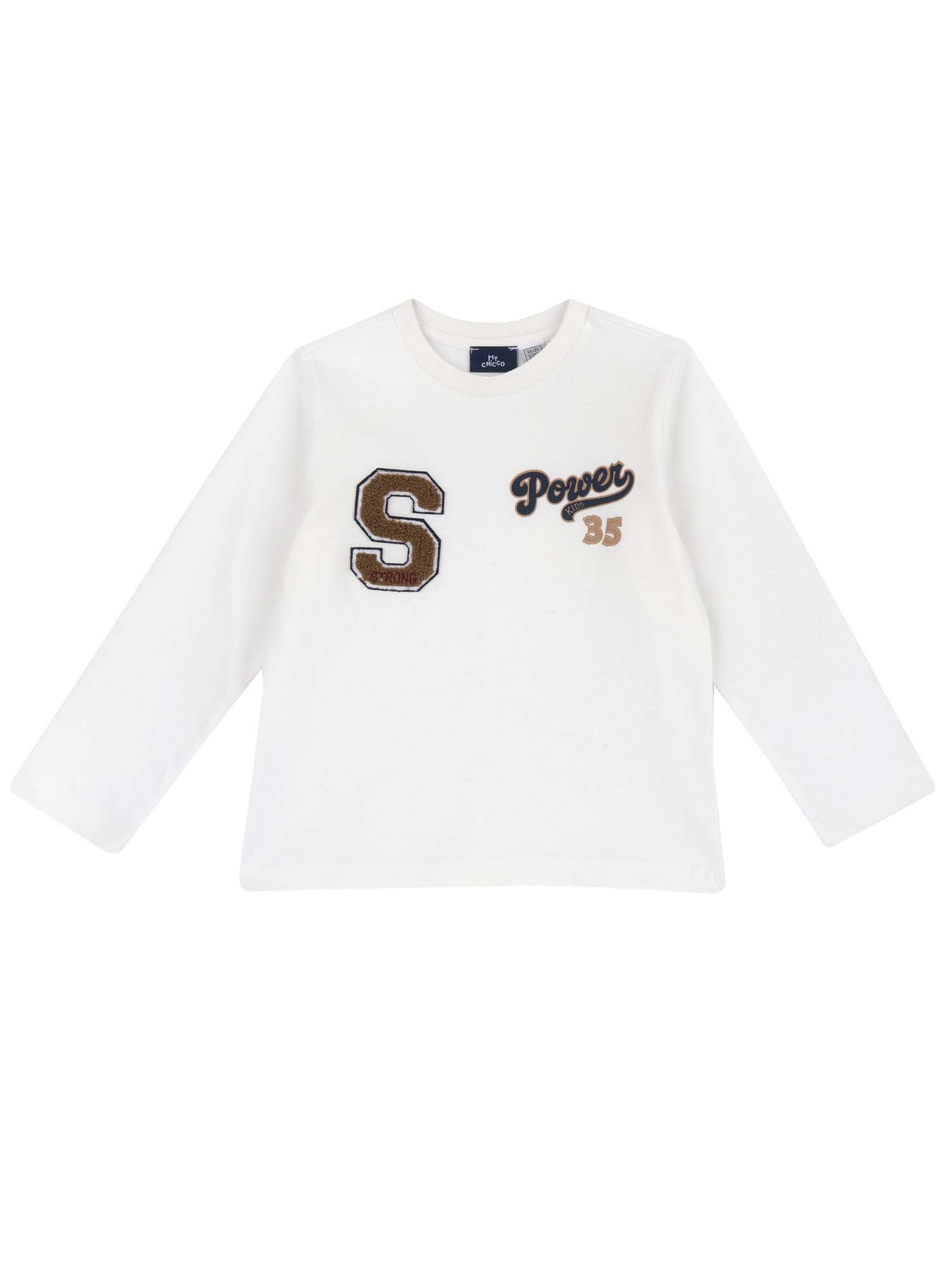 T-SHIRT MANICA LUNGA CHICCO BAMBINO BIANCO