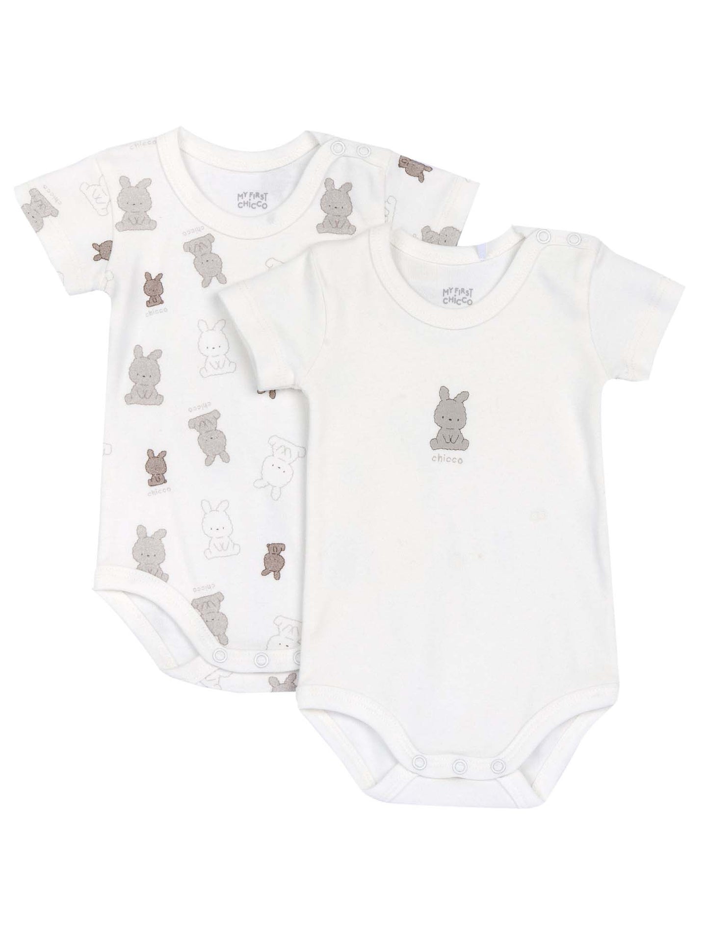BODY SET 2 PEZZI CHICCO UNISEX BIANCO