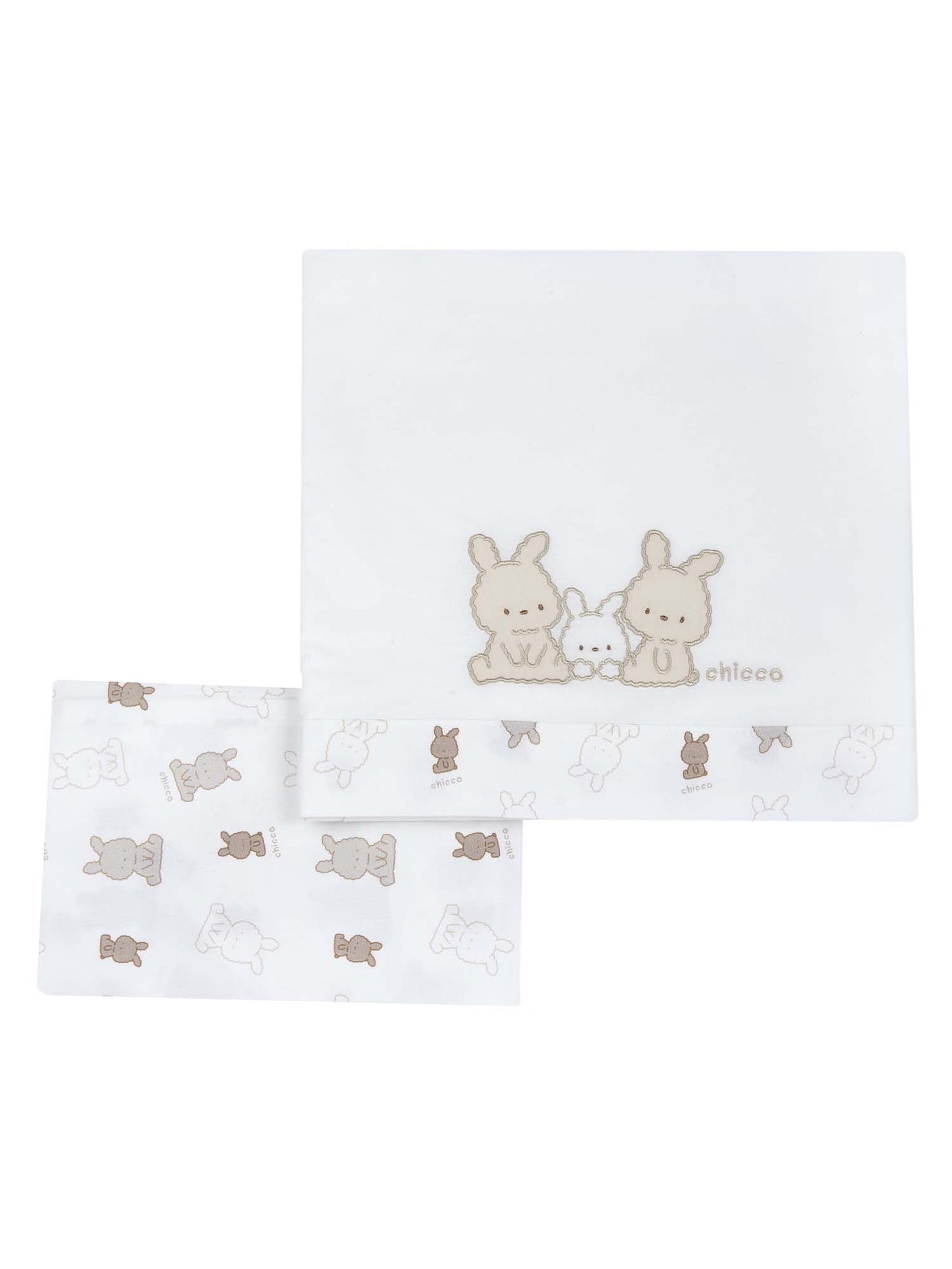LENZUOLA CARROZZINA CHICCO UNISEX BIANCO