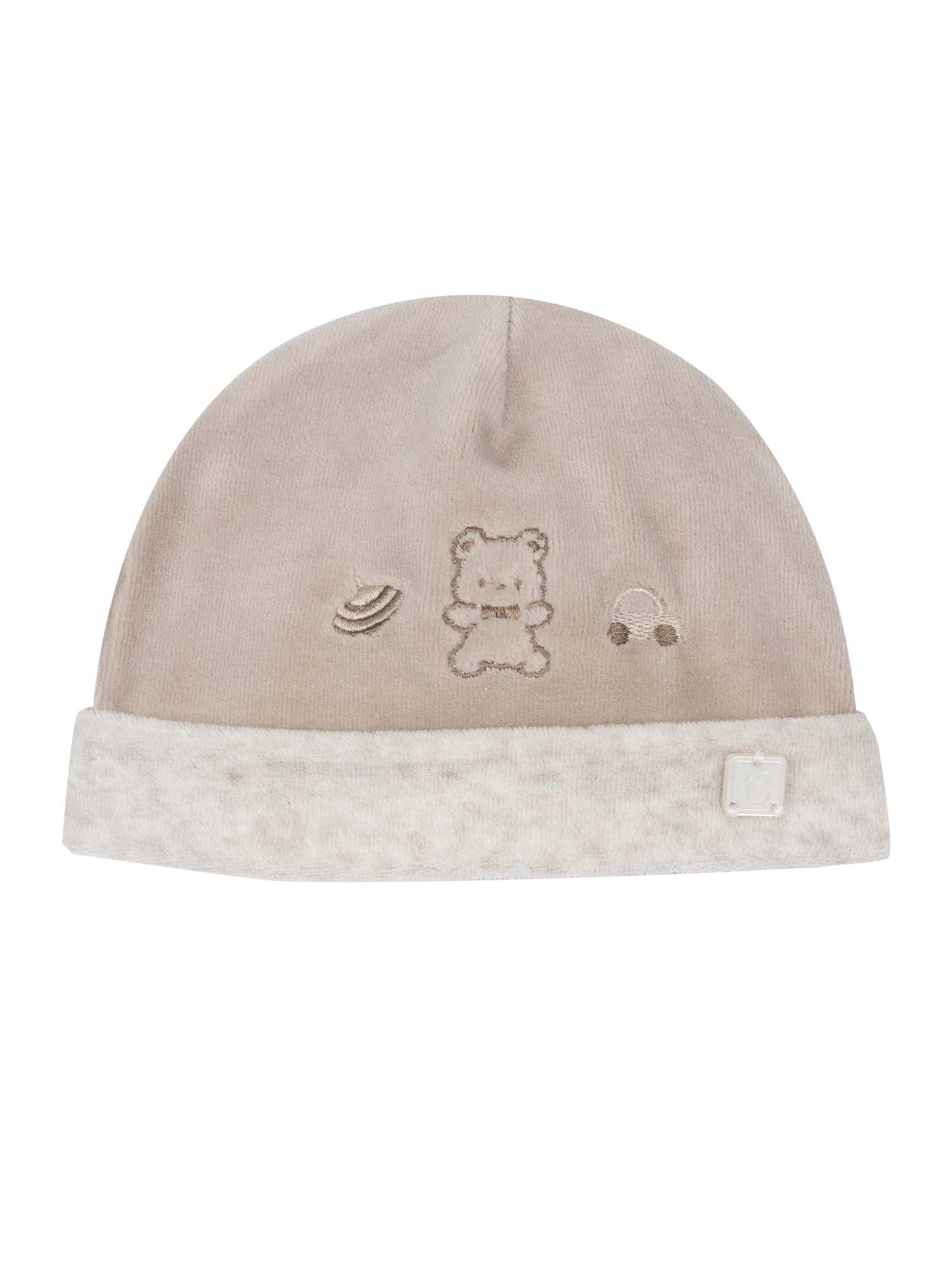 CAPPELLO CON RISVOLTO CHICCO UNISEX BEIGE