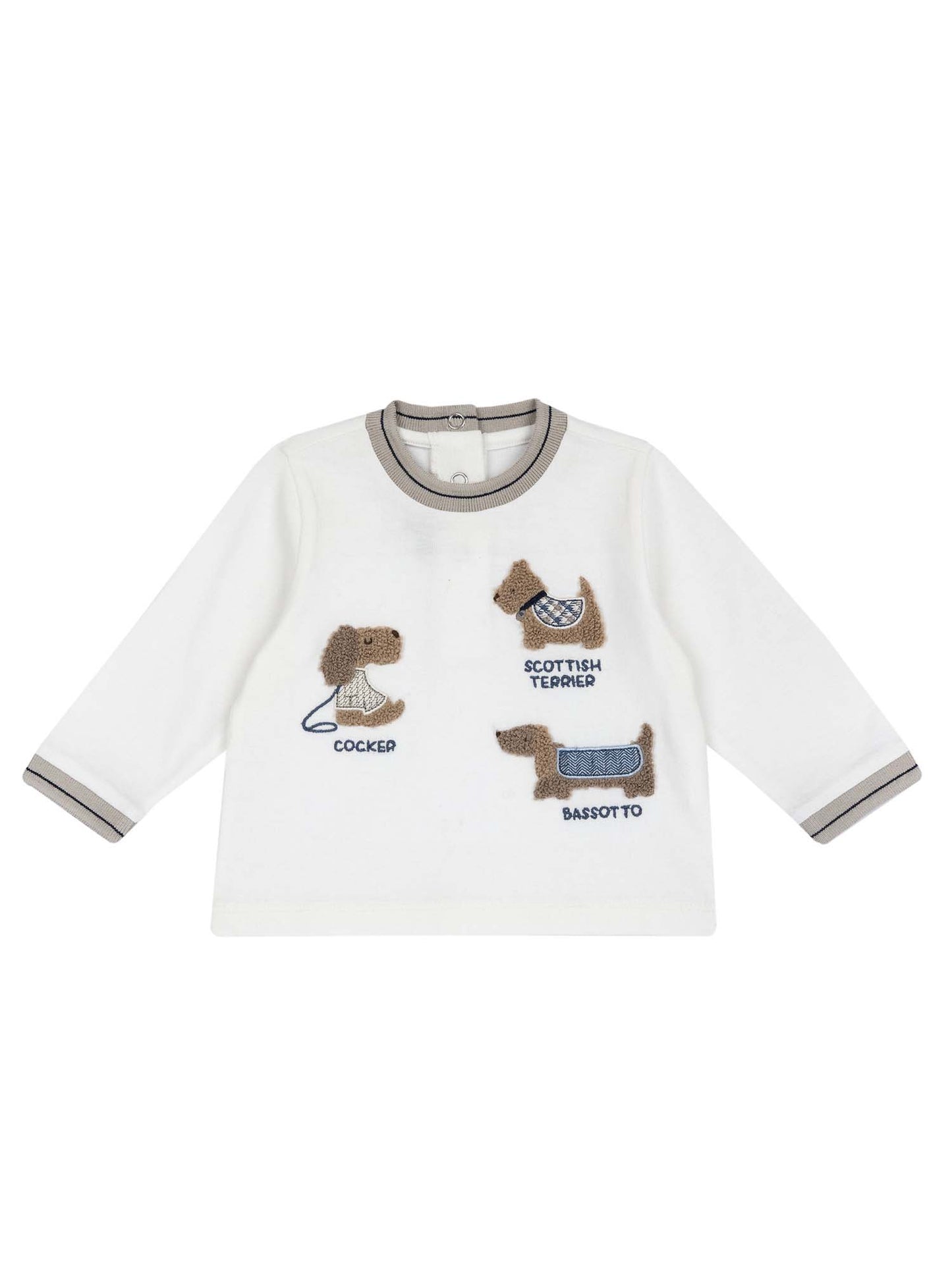 T-SHIRT MANICA LUNGA CHICCO BAMBINO BIANCO