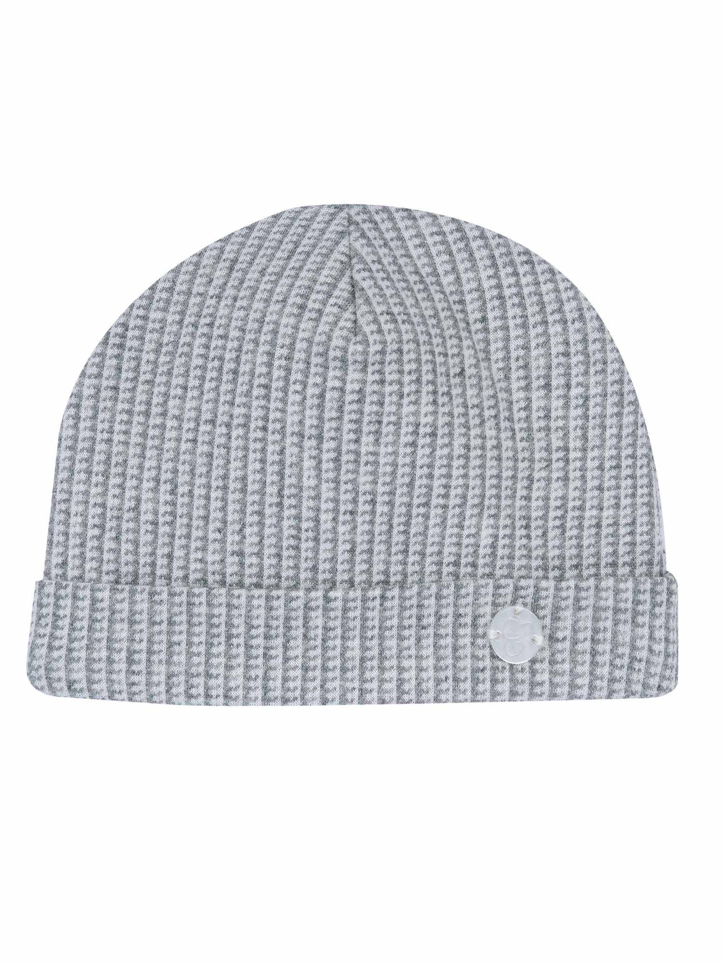 CAPPELLO CON RISVOLTO CHICCO DA BAMBINO GRIGIO