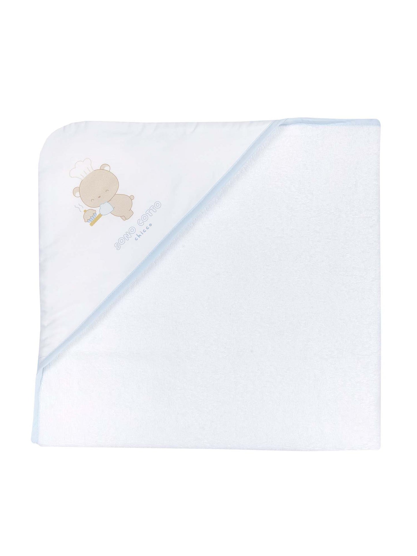 QUADRATO CHICCO BAMBINO CELESTE