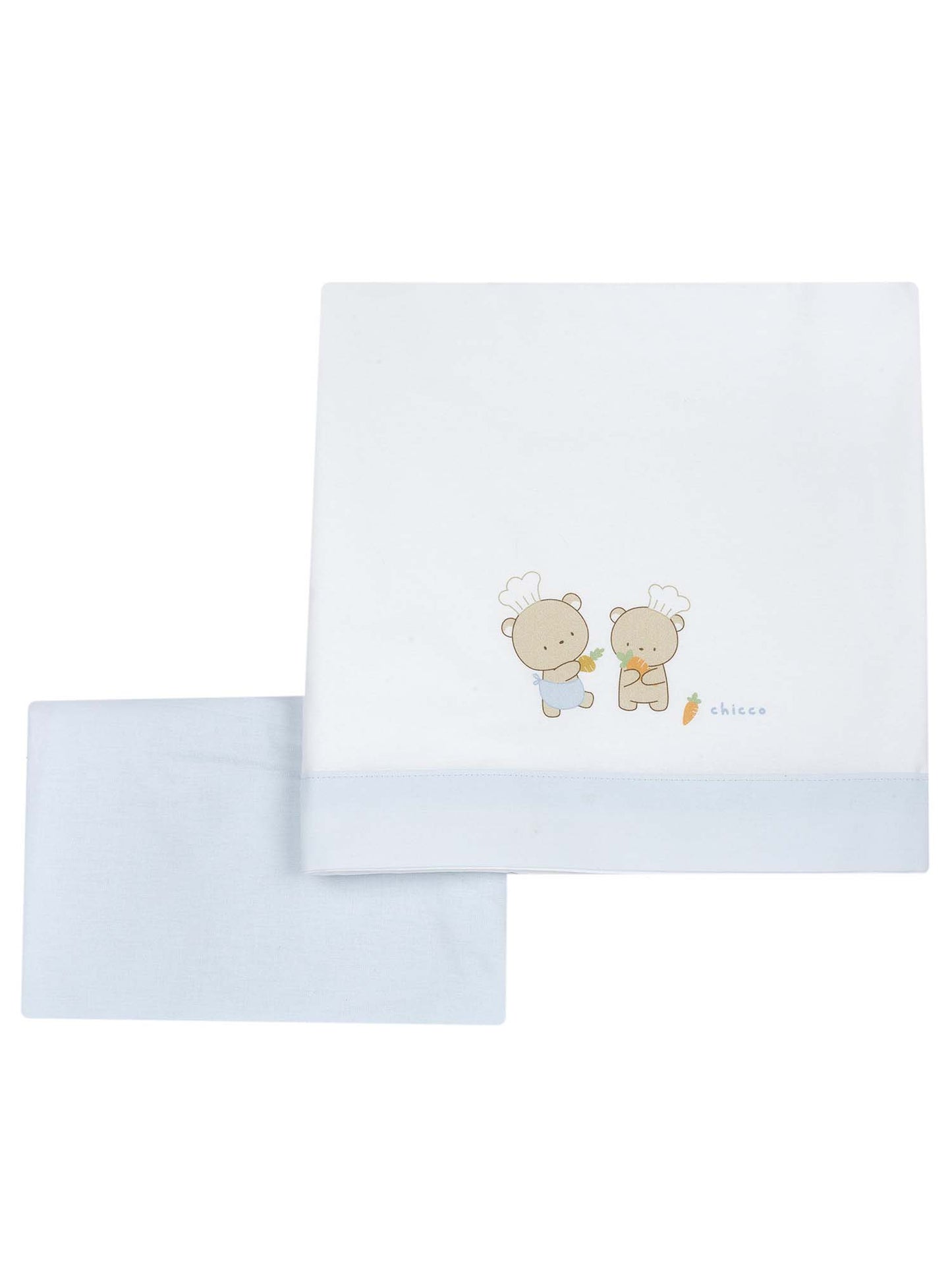 LENZUOLA CARROZZINA CHICCO BAMBINO CELESTE