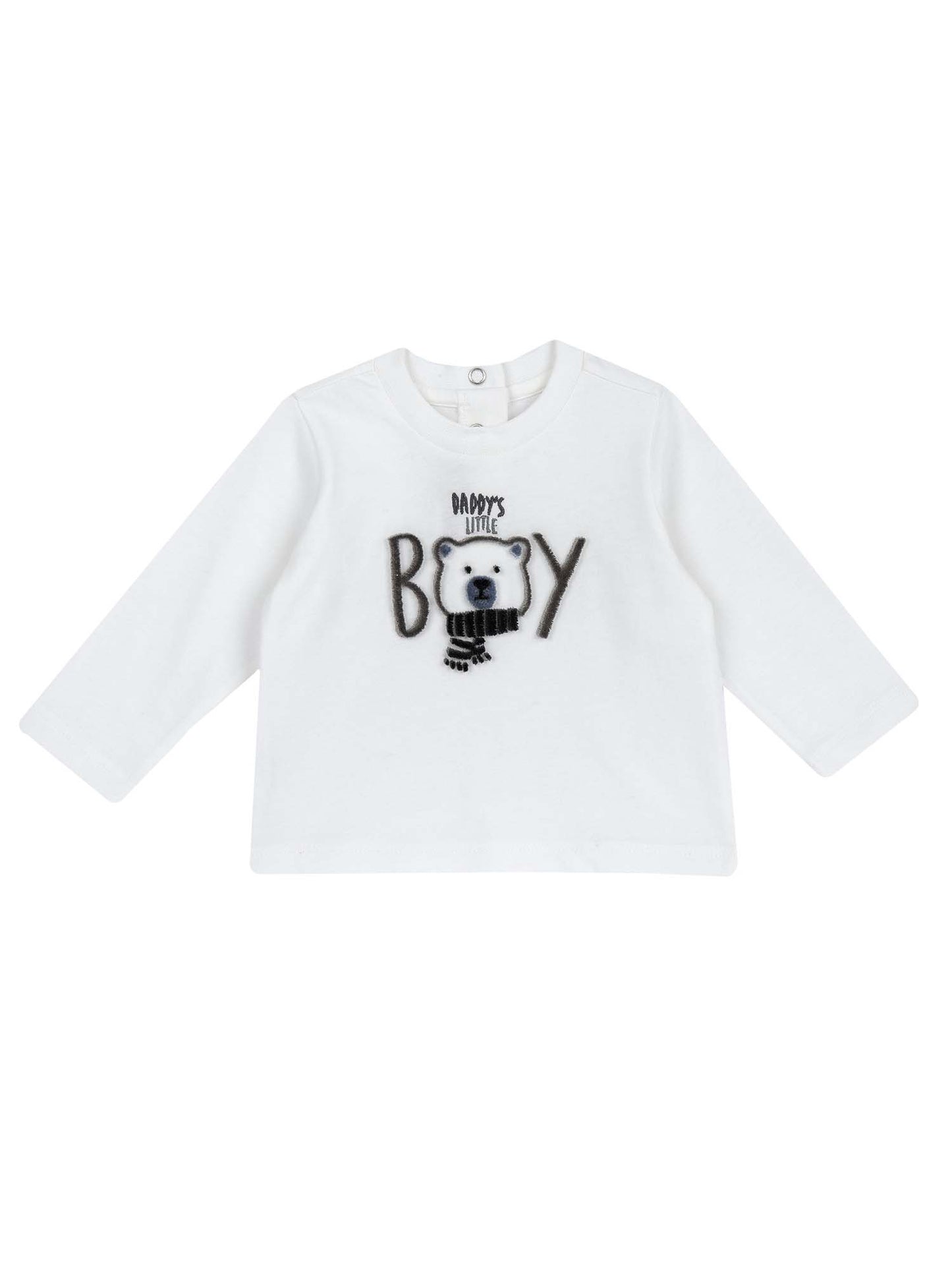 T-SHIRT MANICA LUNGA CHICCO BAMBINO BIANCO