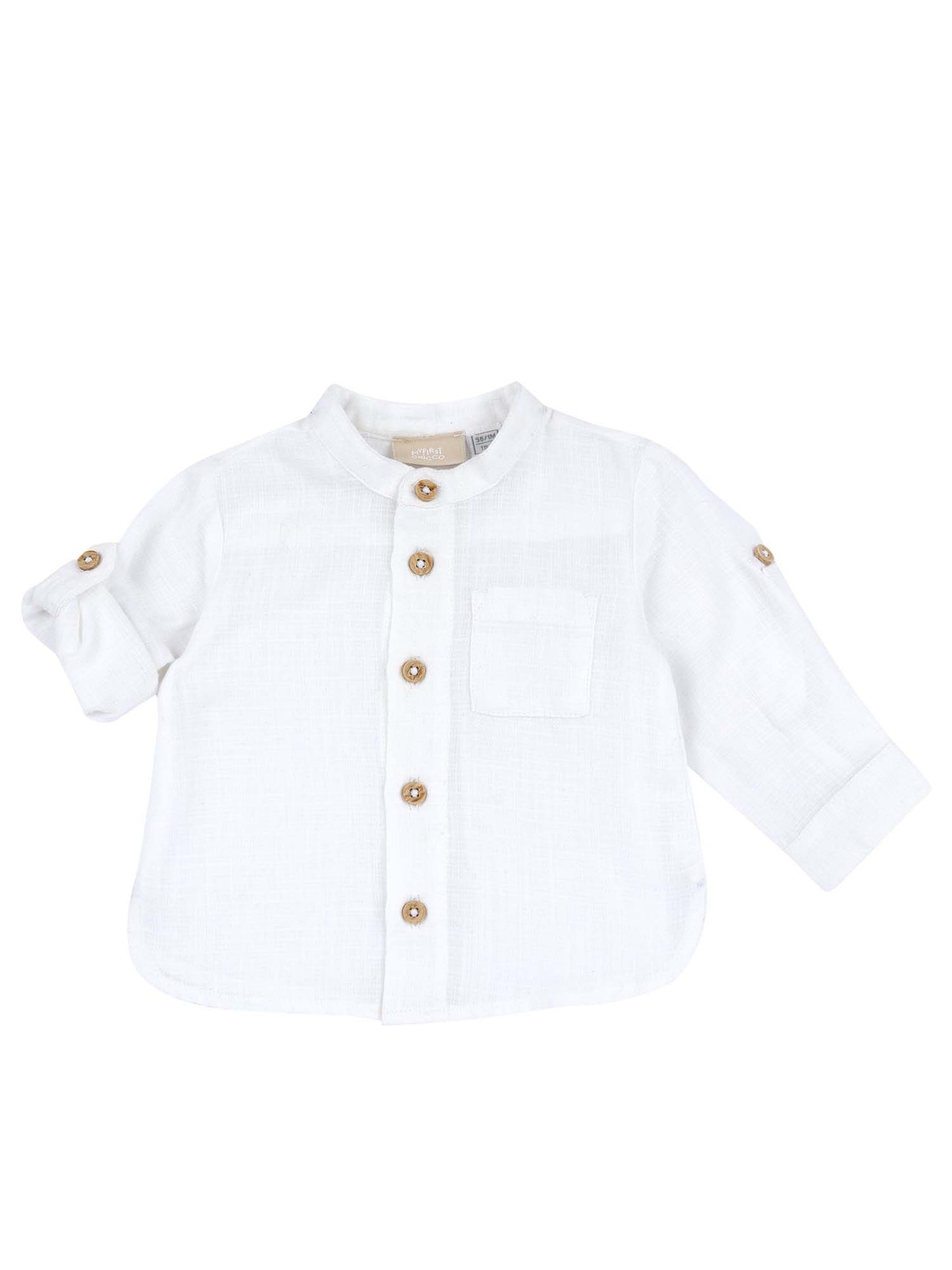 Camicia a maniche lunghe da bimba/o  bianca Chicco
