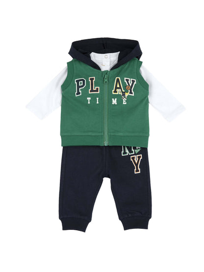 Tuta Chicco da bambino multicolore in comodo cotone