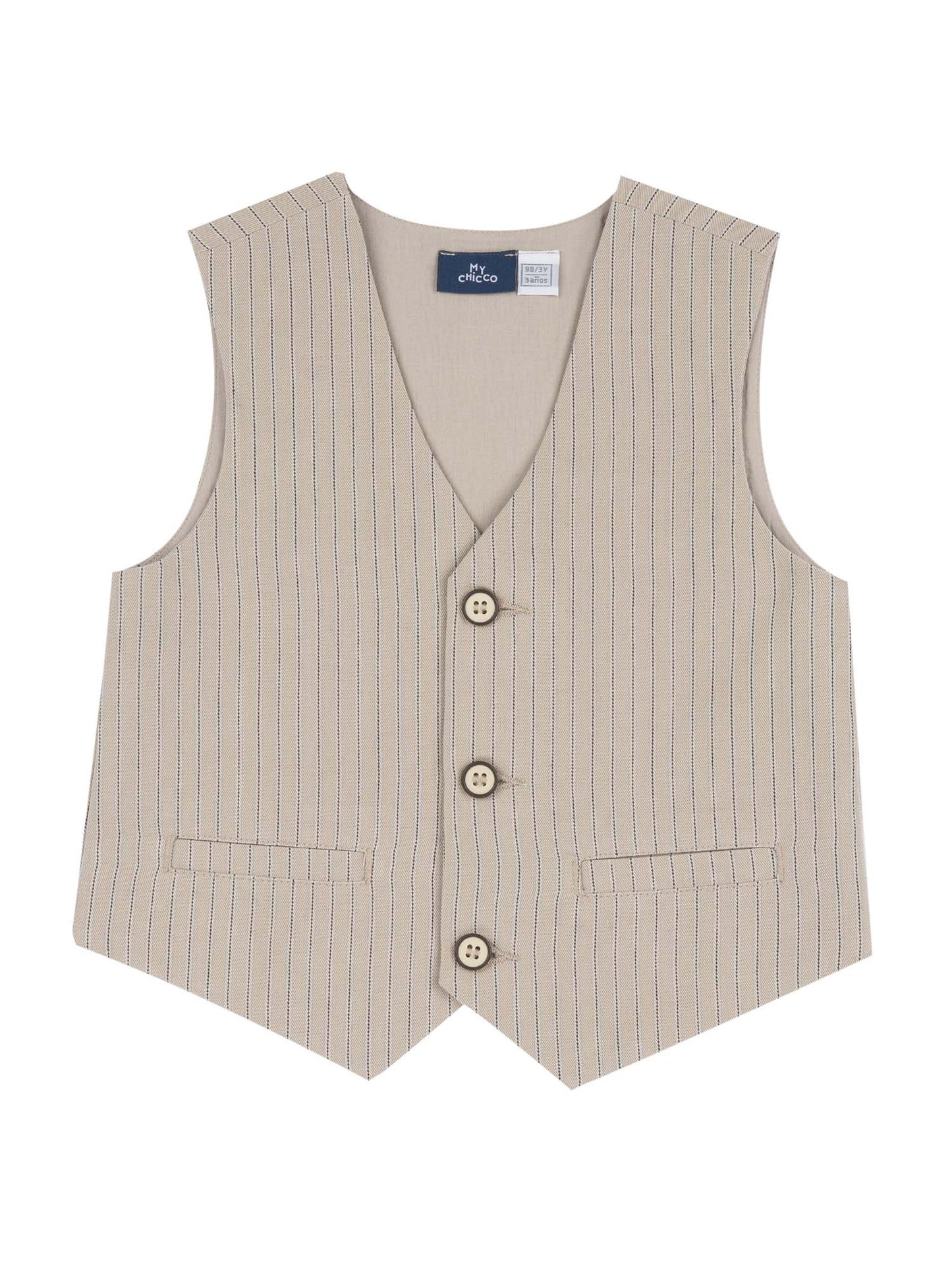Chicco gilet beige da bimba/o per