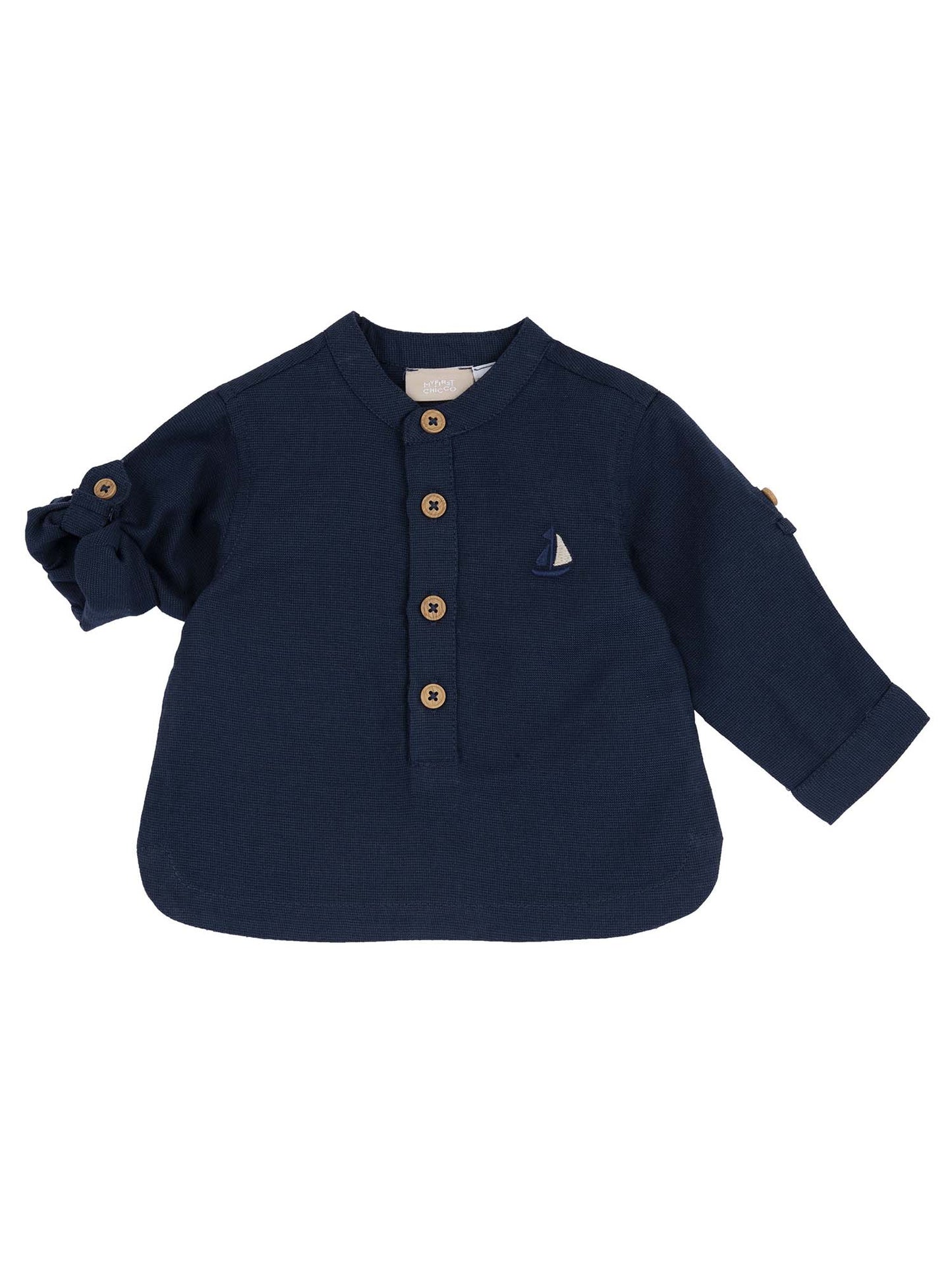 Camicia a manica lunga Chicco da bimba/o  blu