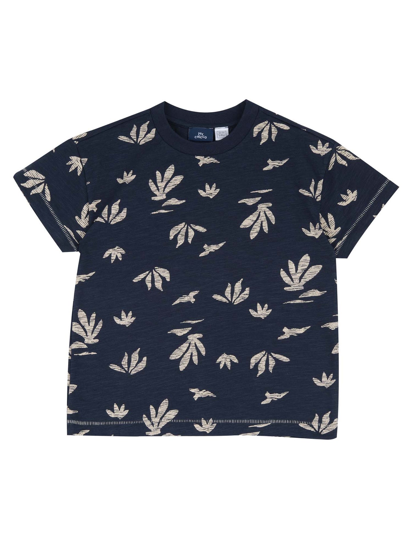T-shirt maniche corte da bimba/o  Chicco blu