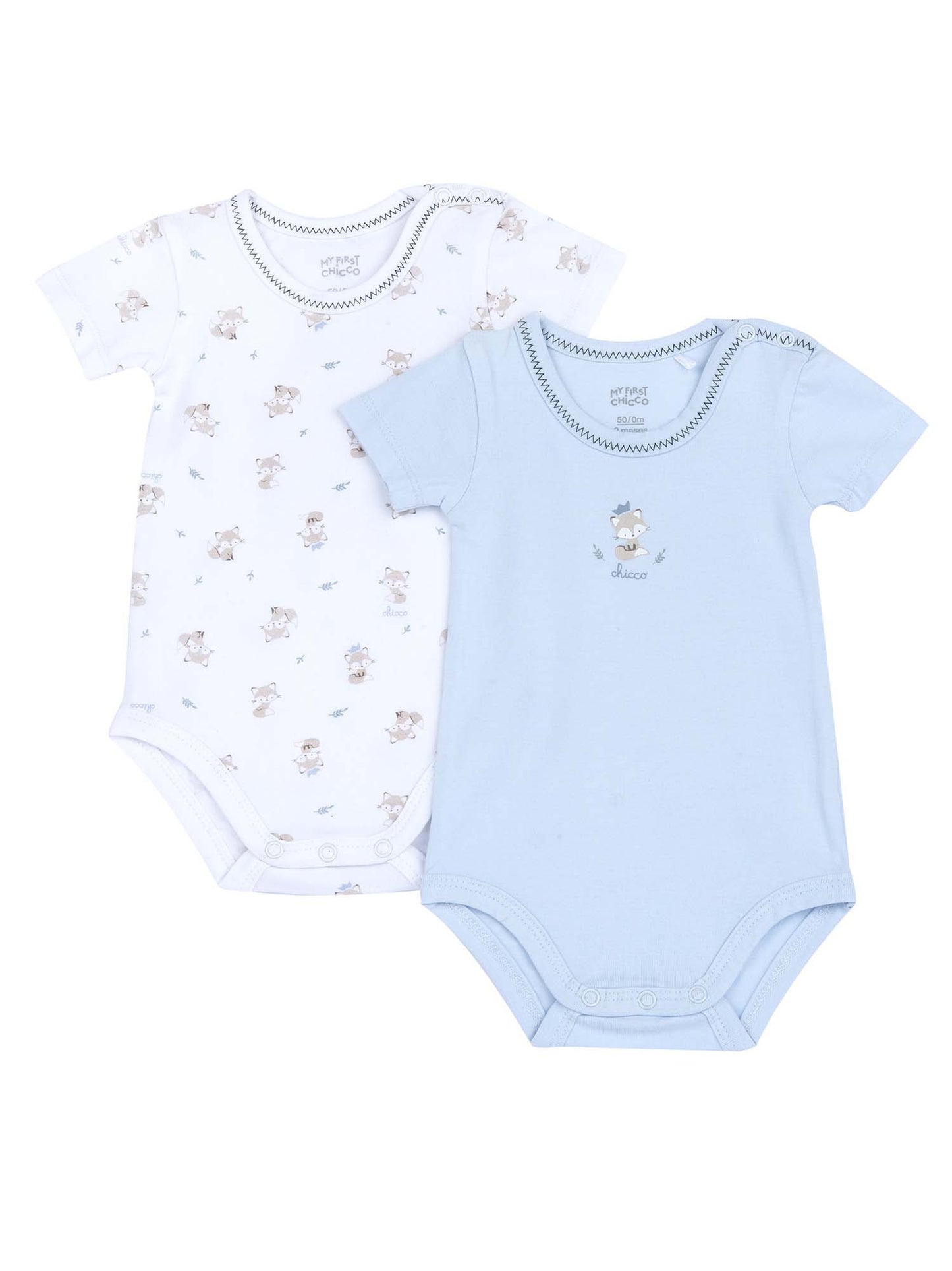 Set di 2 body azzurri da bimba/o  Chicco
