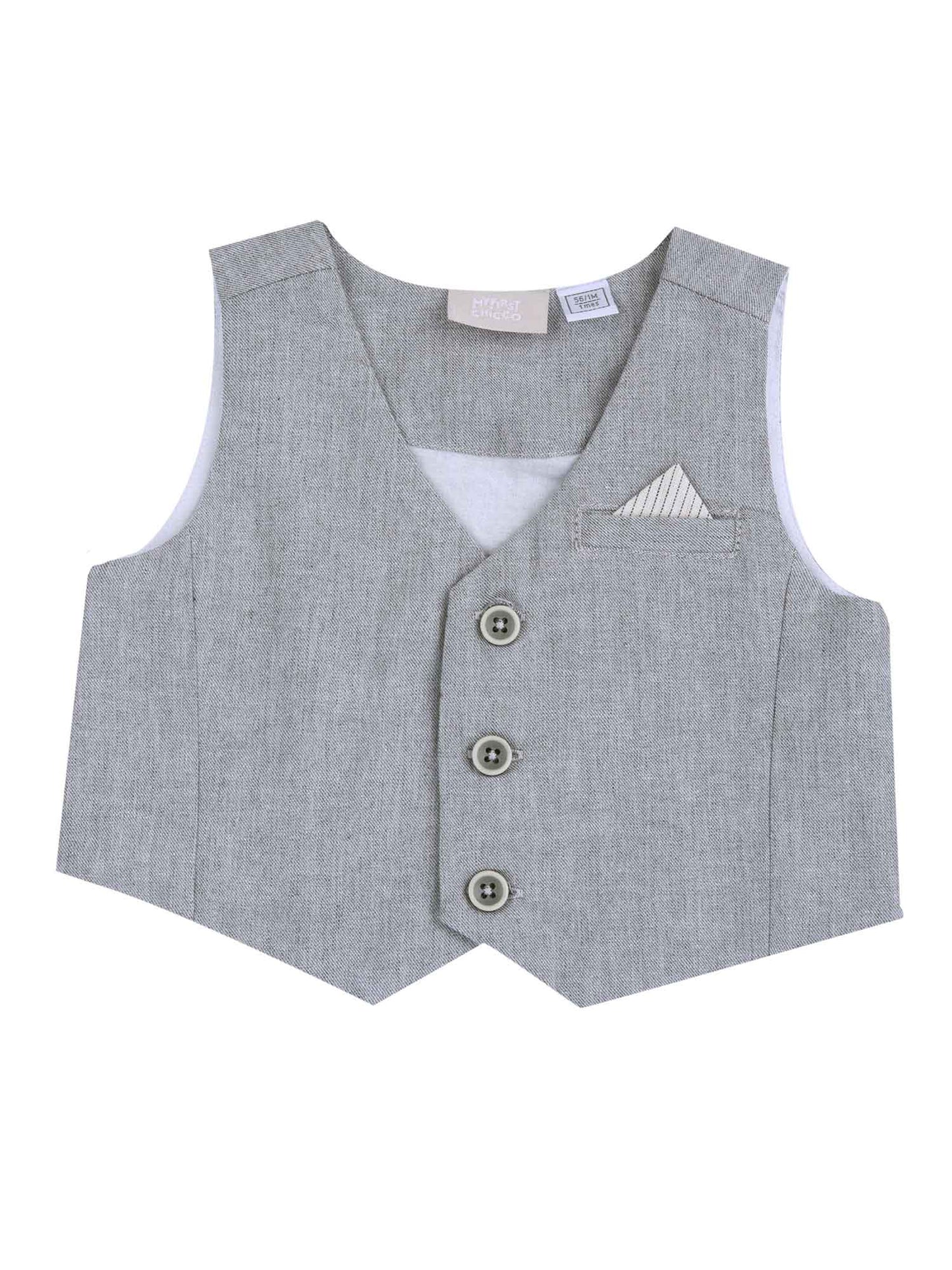 Gilet da bimba/o  Chicco in grigio per la primavera