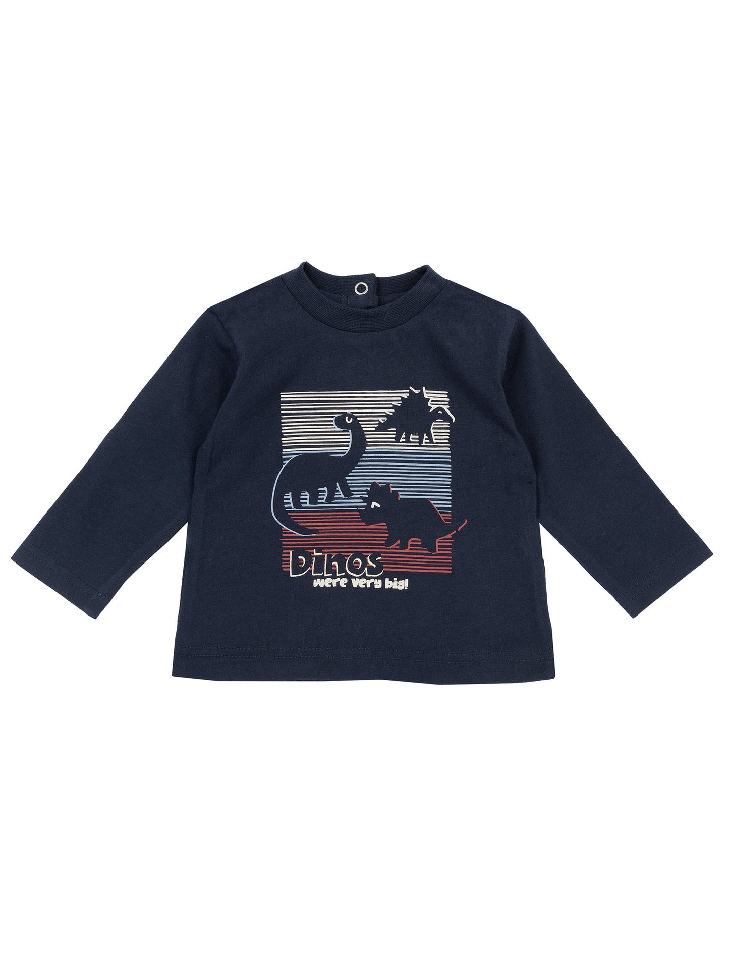 Chicco T-shirt ml, t-shirt a maniche lunghe da unisex bambino blu
