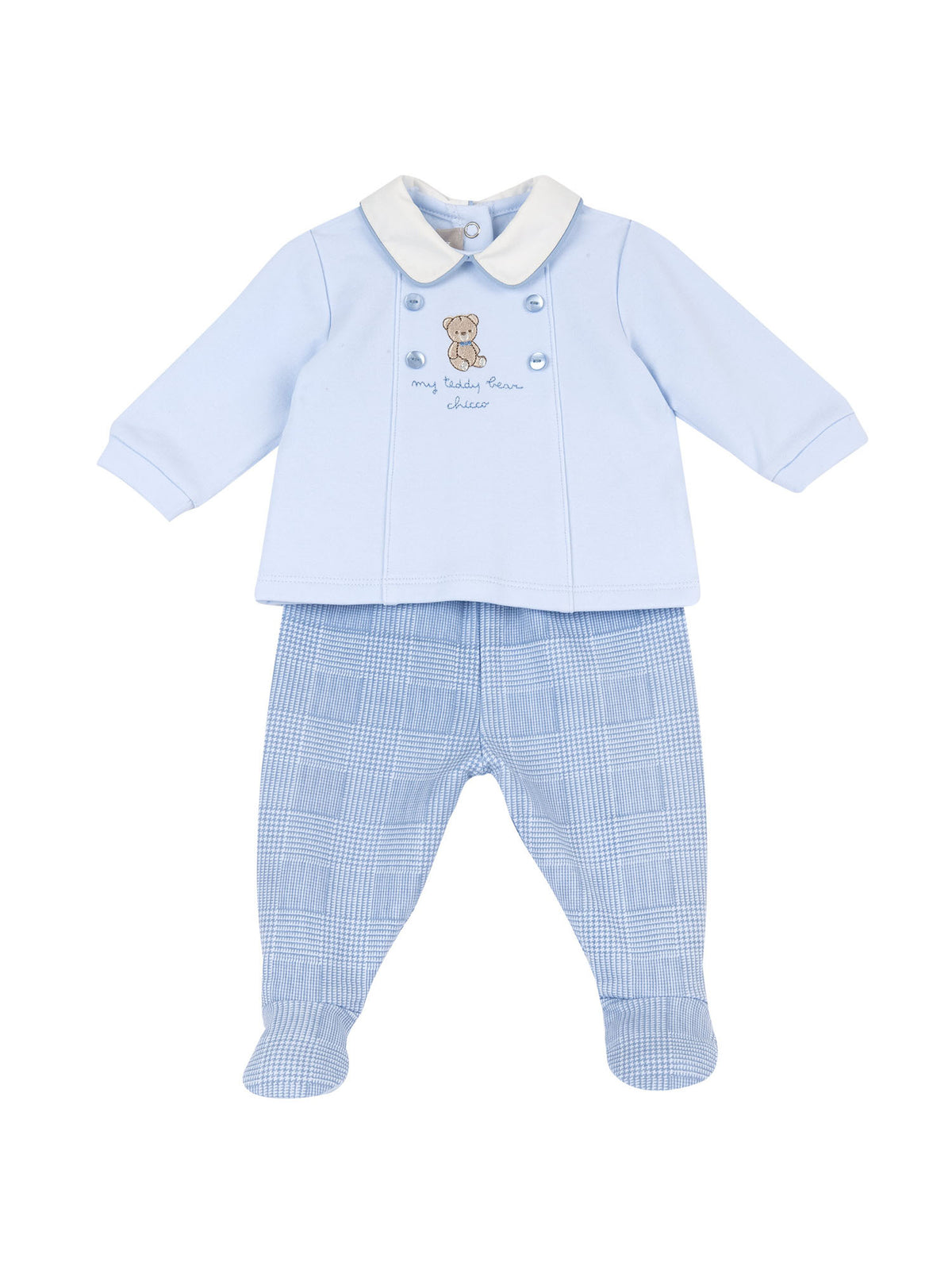 Chicco tutina 2 pz da bambino/a celeste