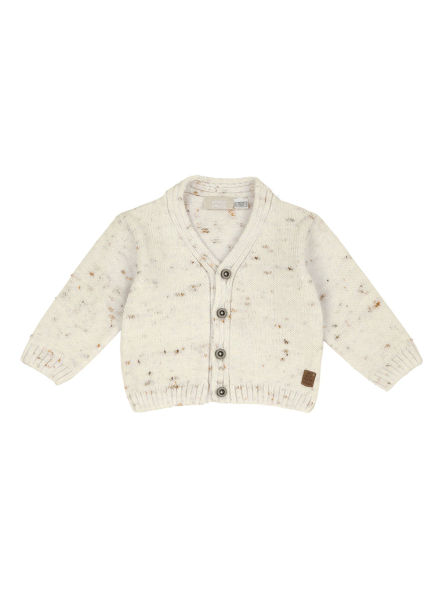 Chicco Cardigan, maglia da unisex bambino panna