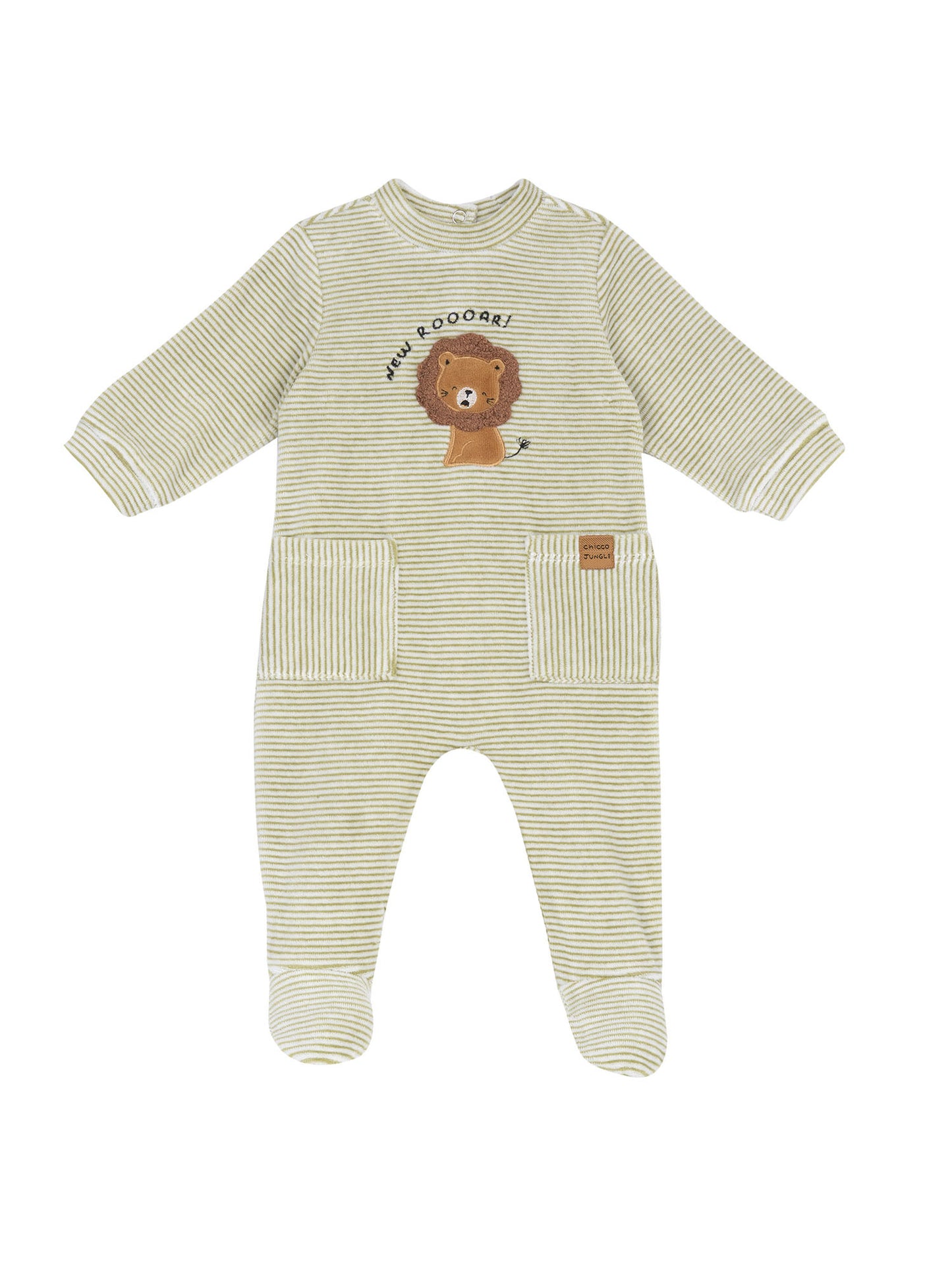 Chicco 09102792 035, tutina Unisex bambino verde