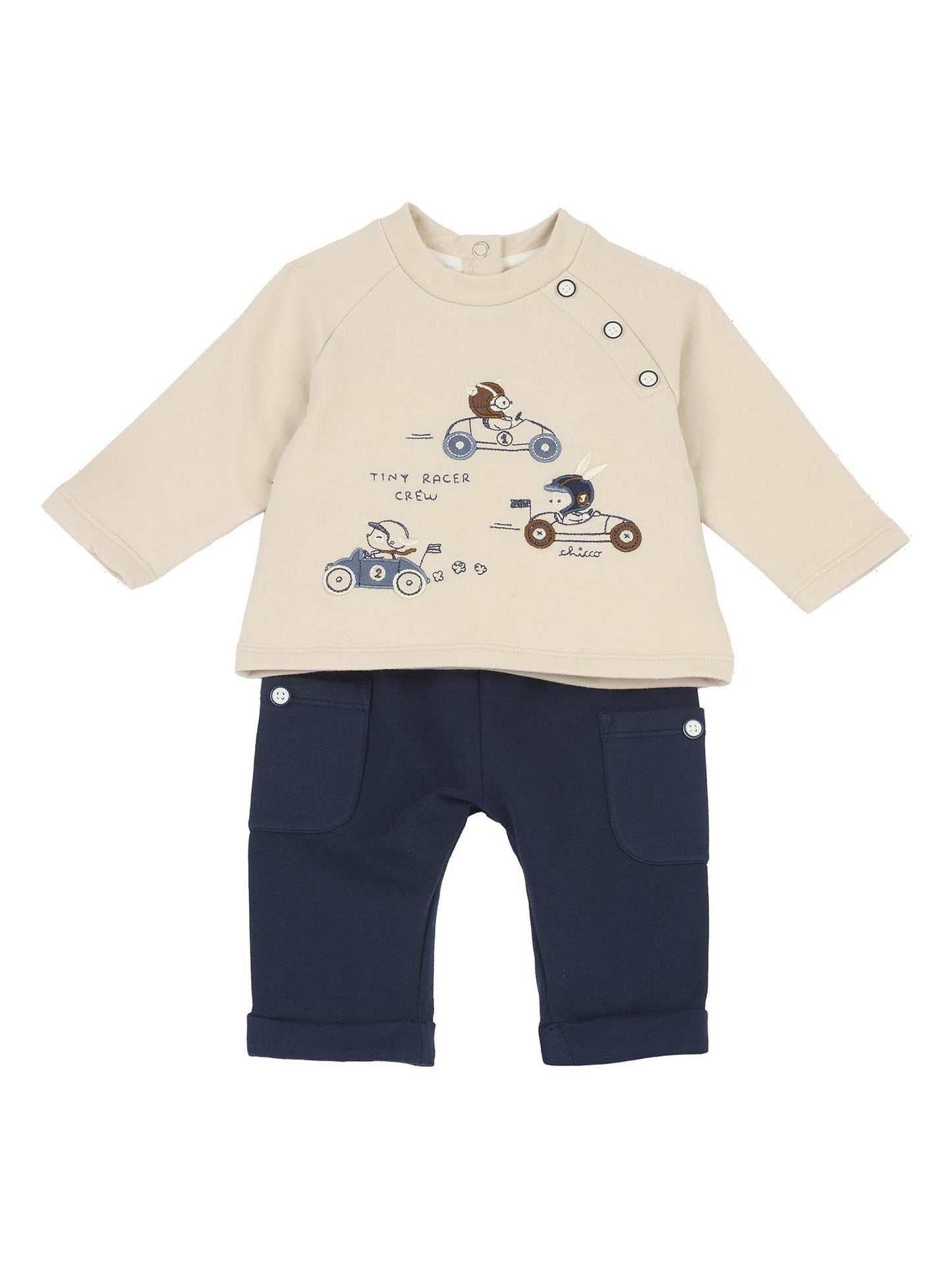 Chicco 09102874 085, completo unisex bambino beige