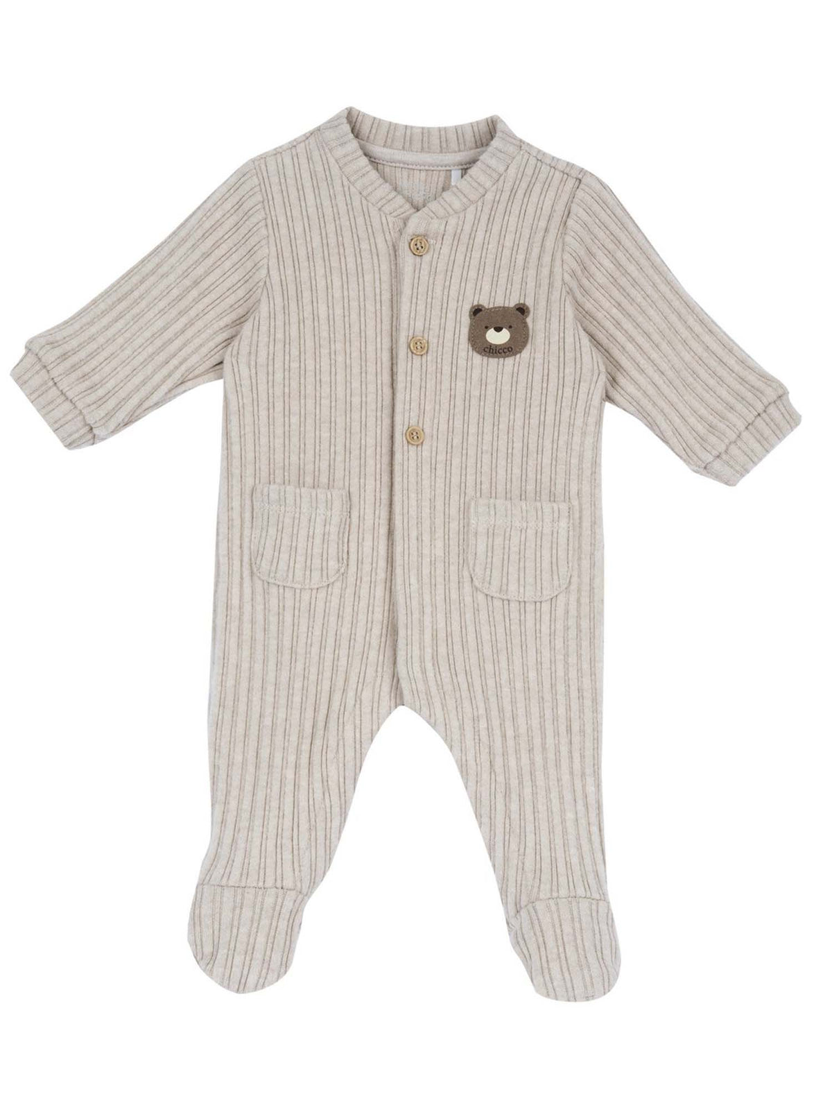 Chicco, tutina da bambino beige