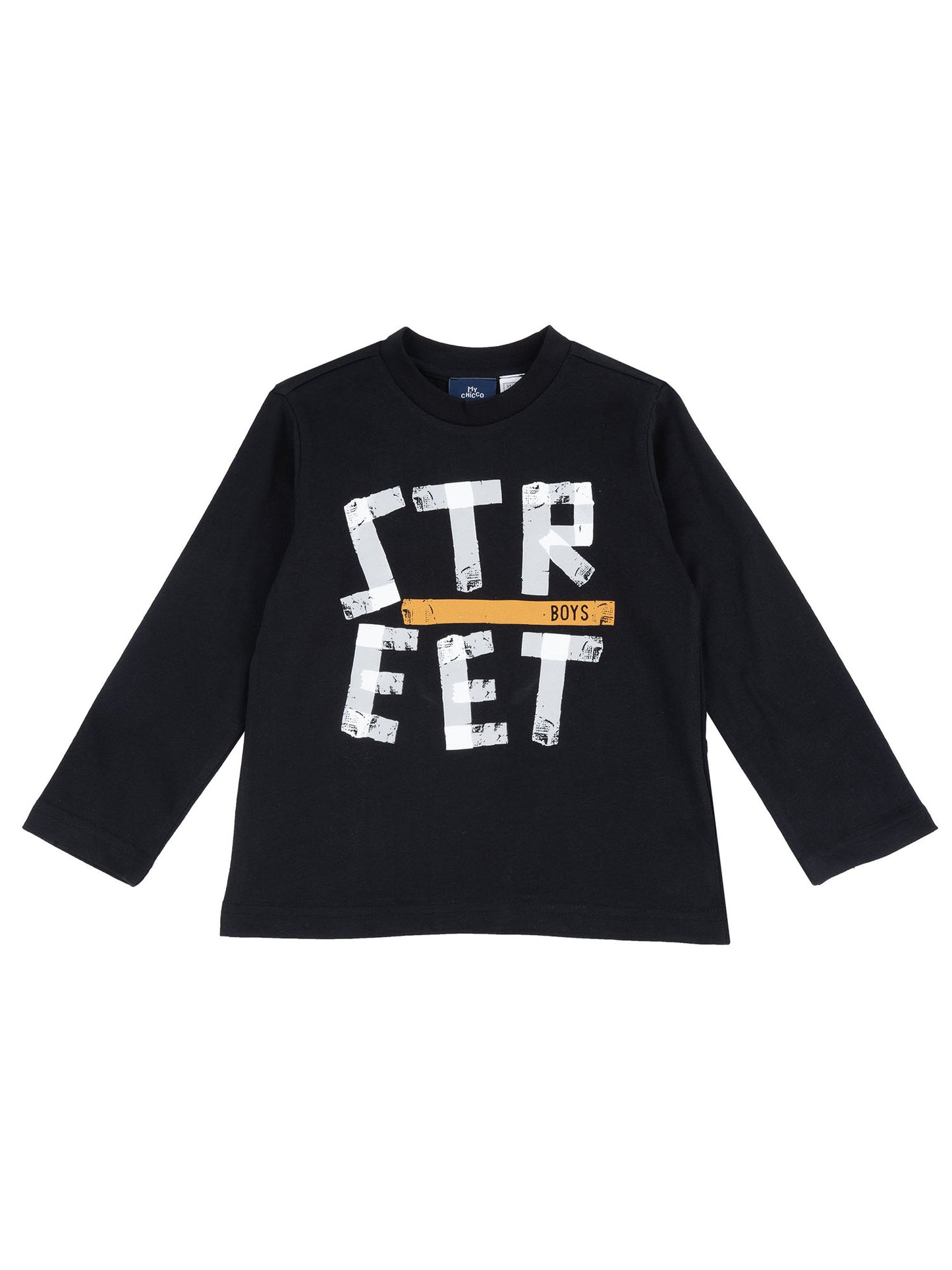 Chicco T-shirt ml, t-shirt a maniche lunghe da unisex bambino nero