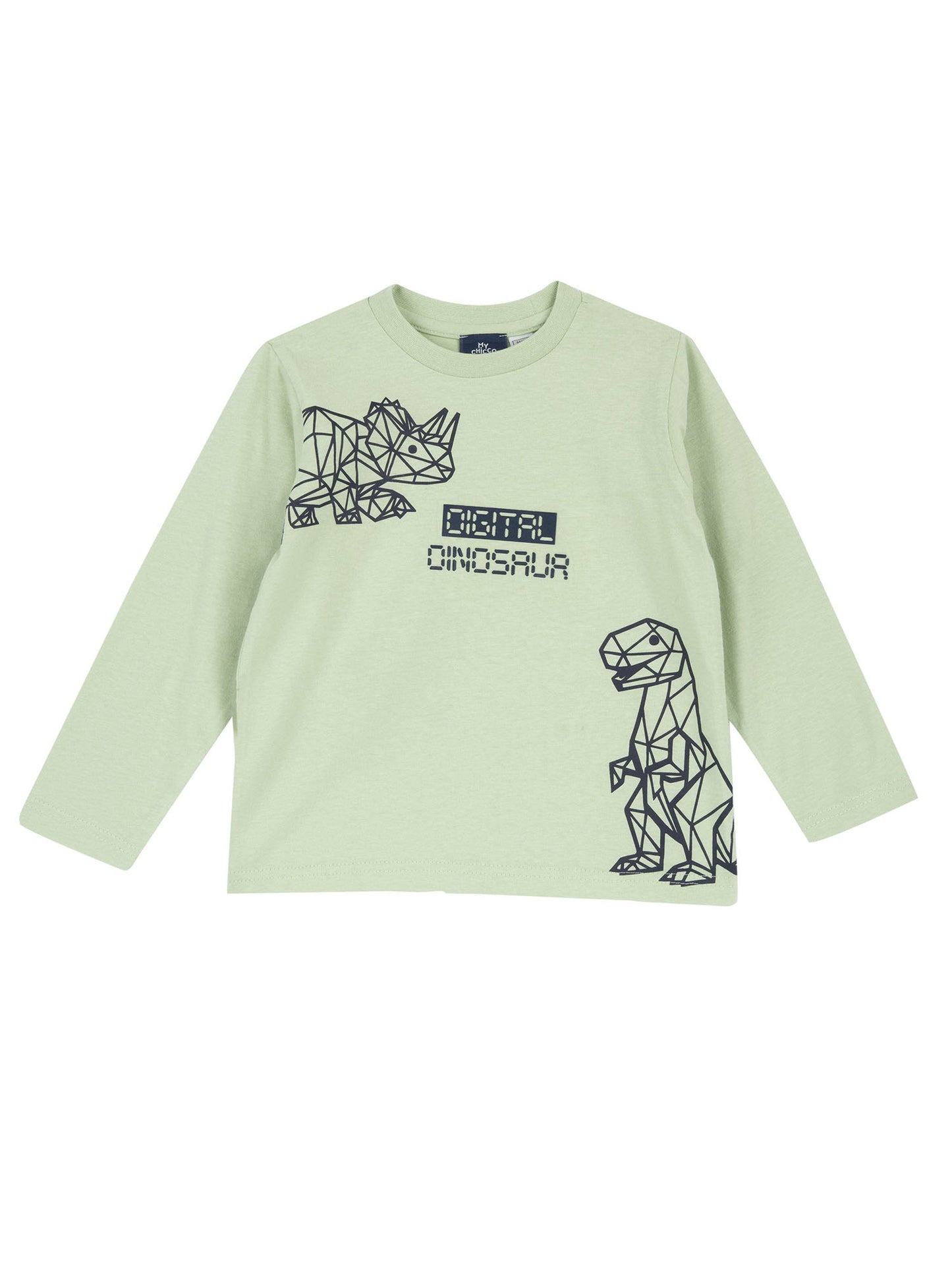 Chicco T-shirt ml, t-shirt a maniche lunghe da unisex bambino verde
