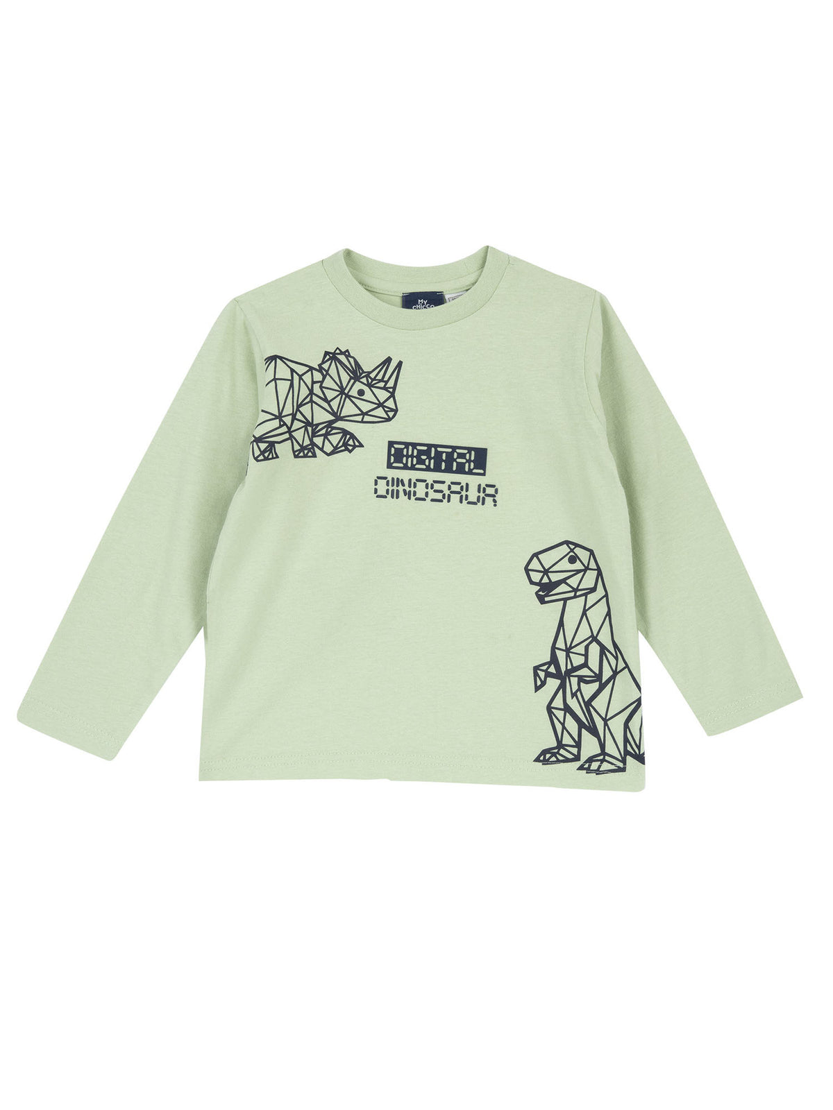 Chicco t-shirt ml da bambino/a verde acqua