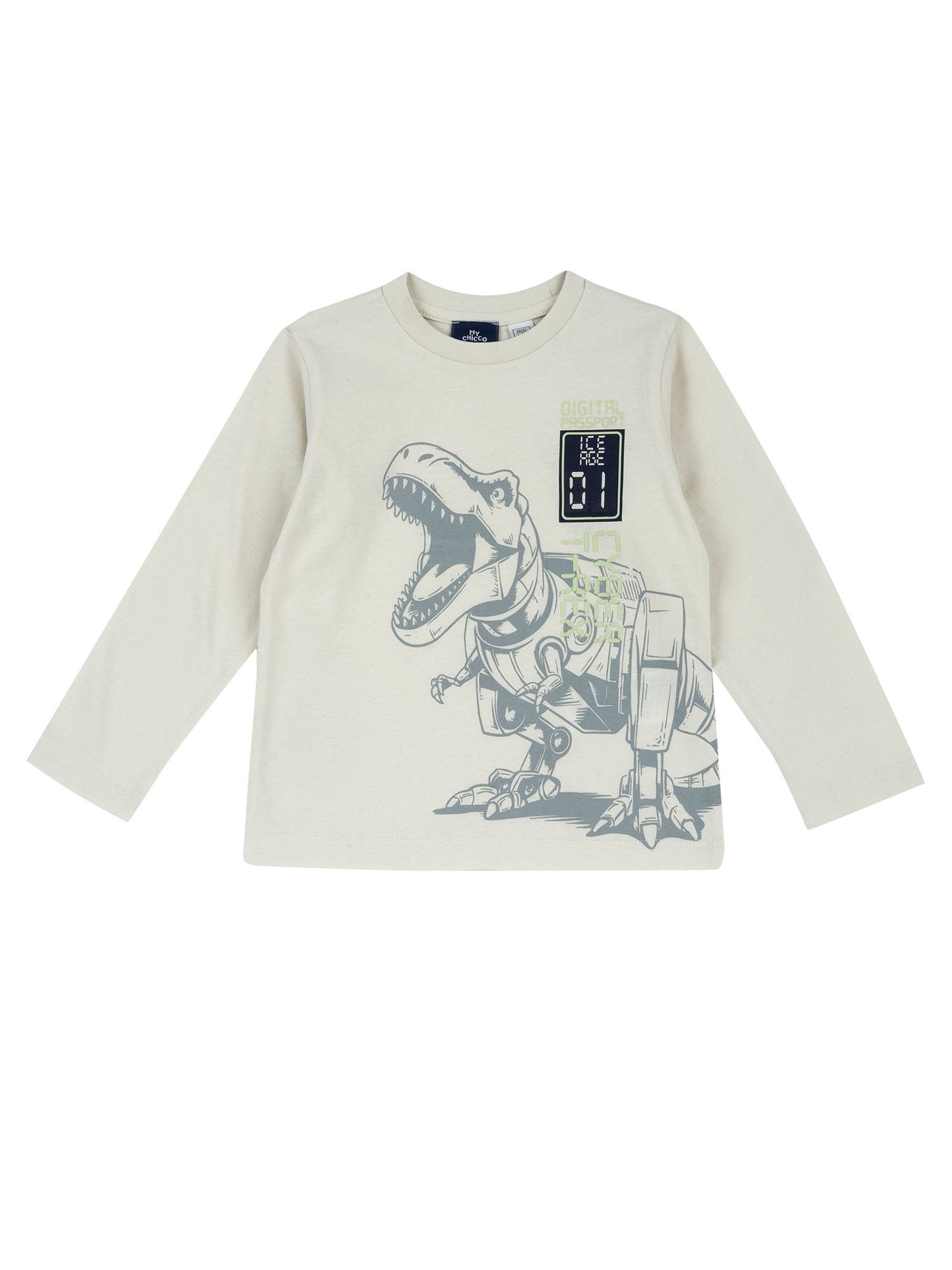 Chicco T-shirt ml, t-shirt a maniche lunghe da unisex bambino beige