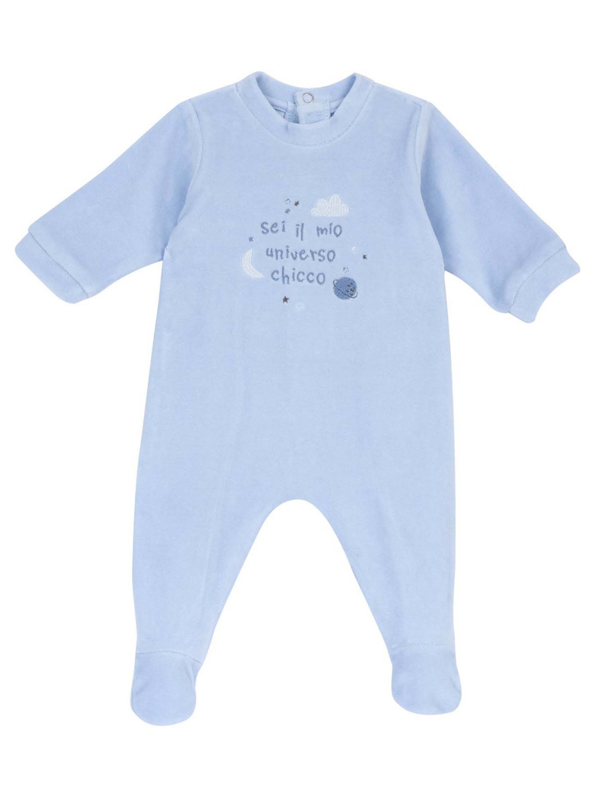 Chicco 09103231 025, tutina da bambino azzurra
