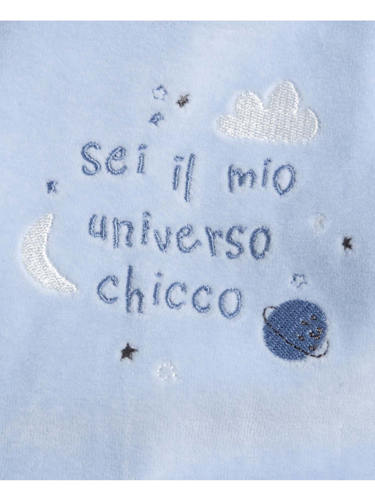 Chicco 09103231 025, tutina da bambino azzurra