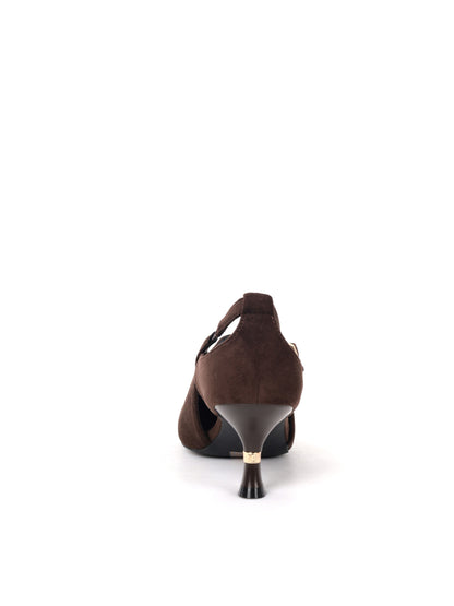 Mariella Burani 52341 Brown, décolleté da donna marrone