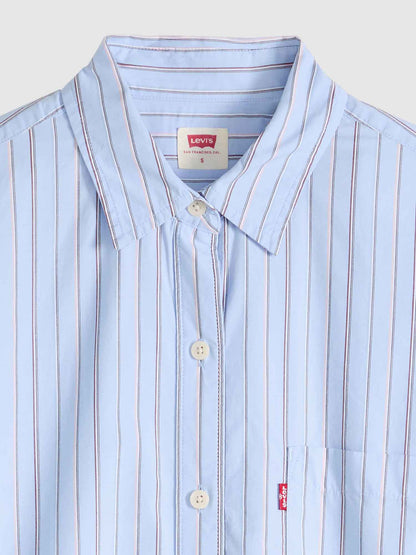 Levi's Harlie Boyfriend, camicia azzurra da donna