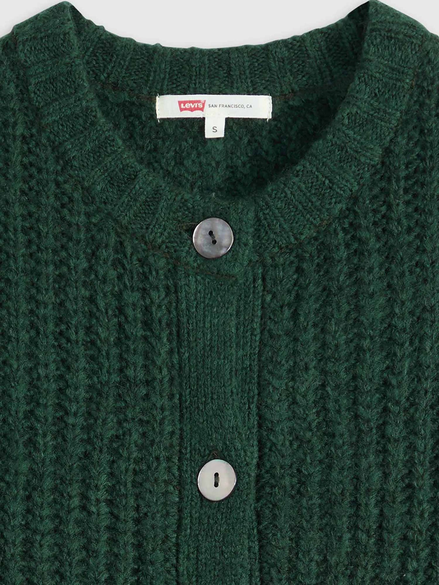 CARDIGAN IN MAGLIA LEVI'S DA DONNA VERDE