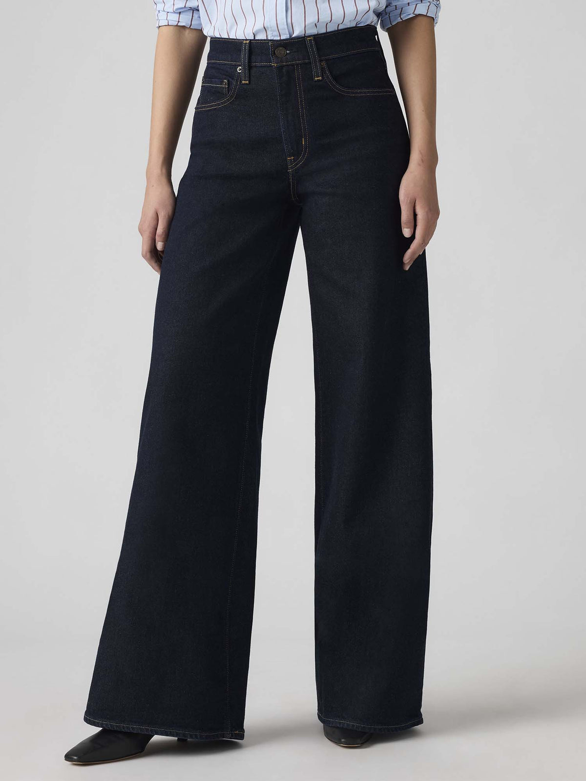 Levi's 728 wide leg jeans da donna jeans scuro