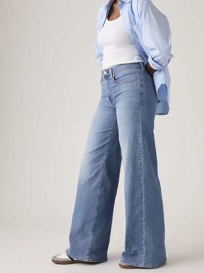 Levi's 728 HR Wide L, jeans donna modello 0039B in denim