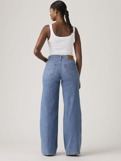 Levi's 728 HR Wide L, jeans donna modello 0039B in denim