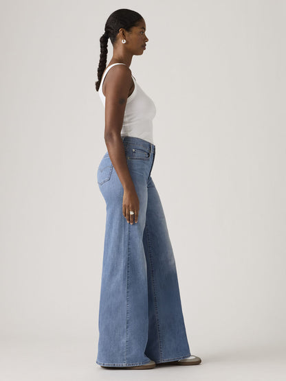 Levi's 728 HR Wide L, jeans donna modello 0039B in denim