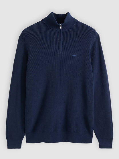 Levi's Quarter Zip, maglia da uomo blu