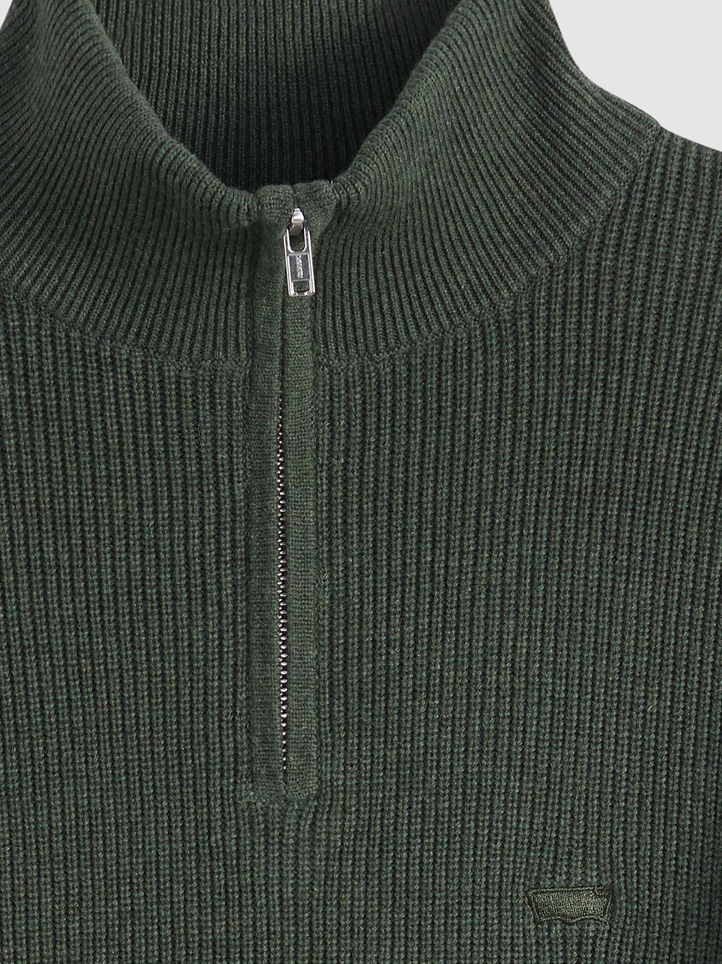 Levi's Quarter Zip, maglia da uomo verde