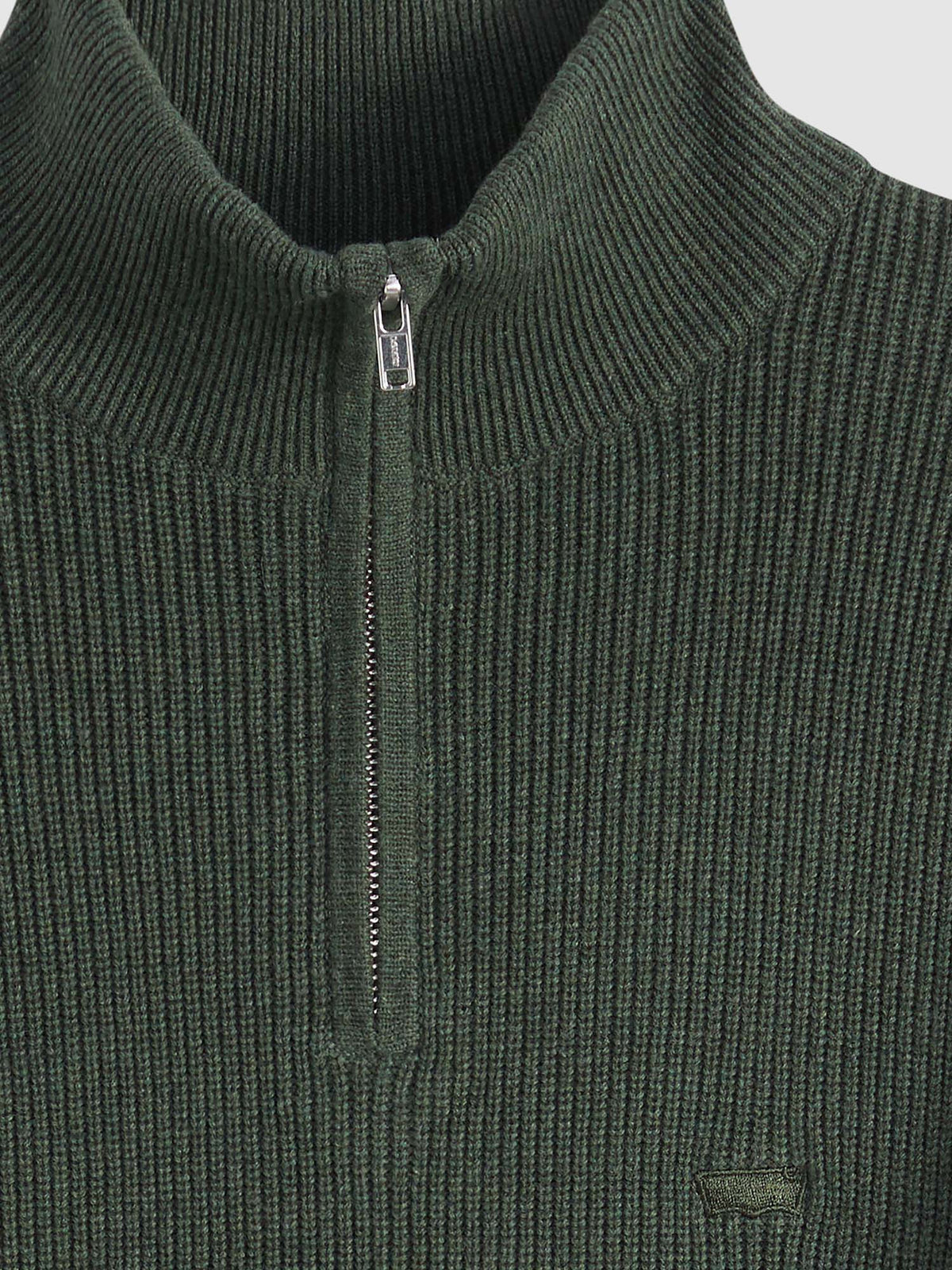 Levi's quarter zip maglia da uomo verde