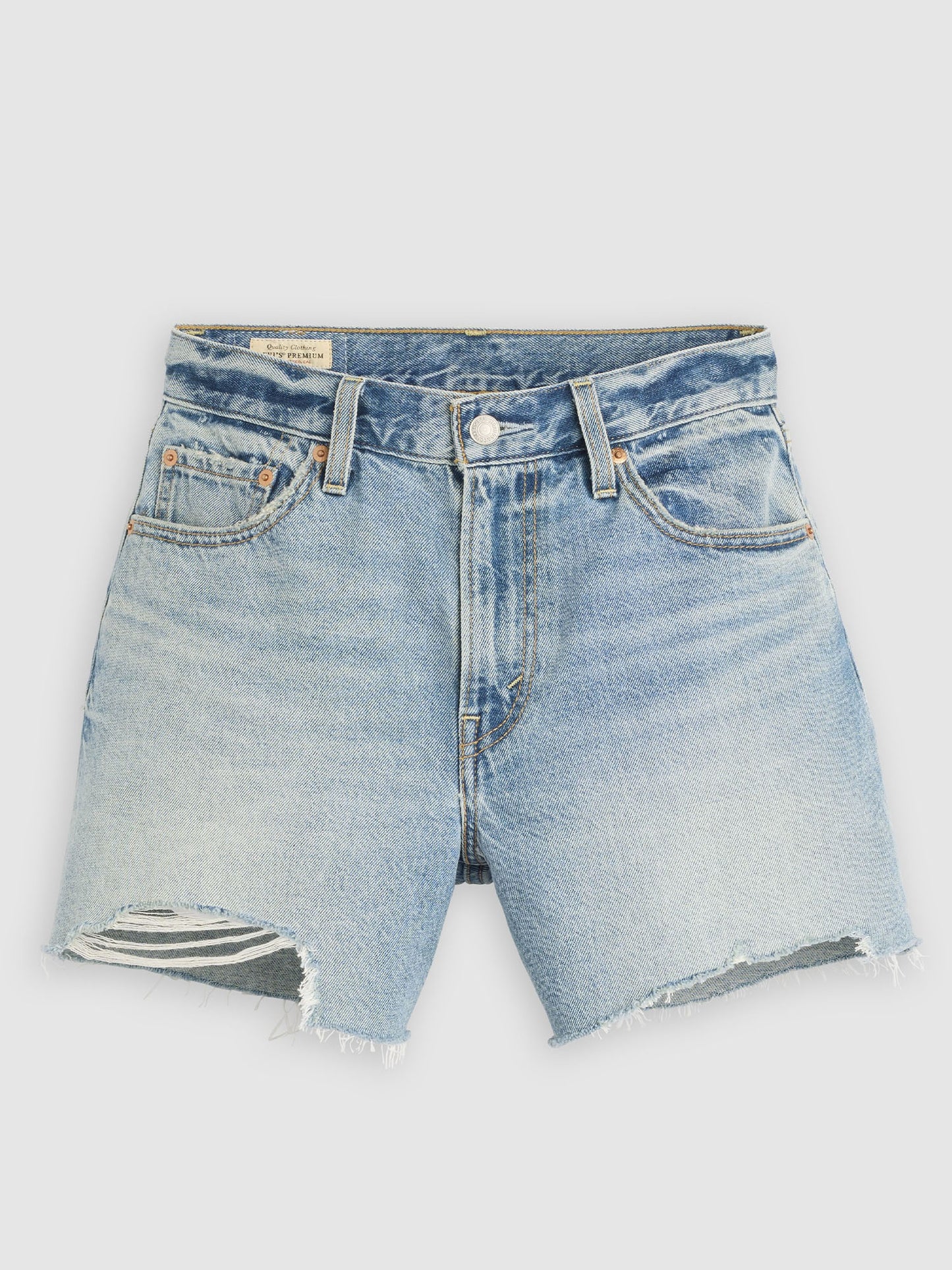 Levi's Ribcage Short, bermuda denim da donna